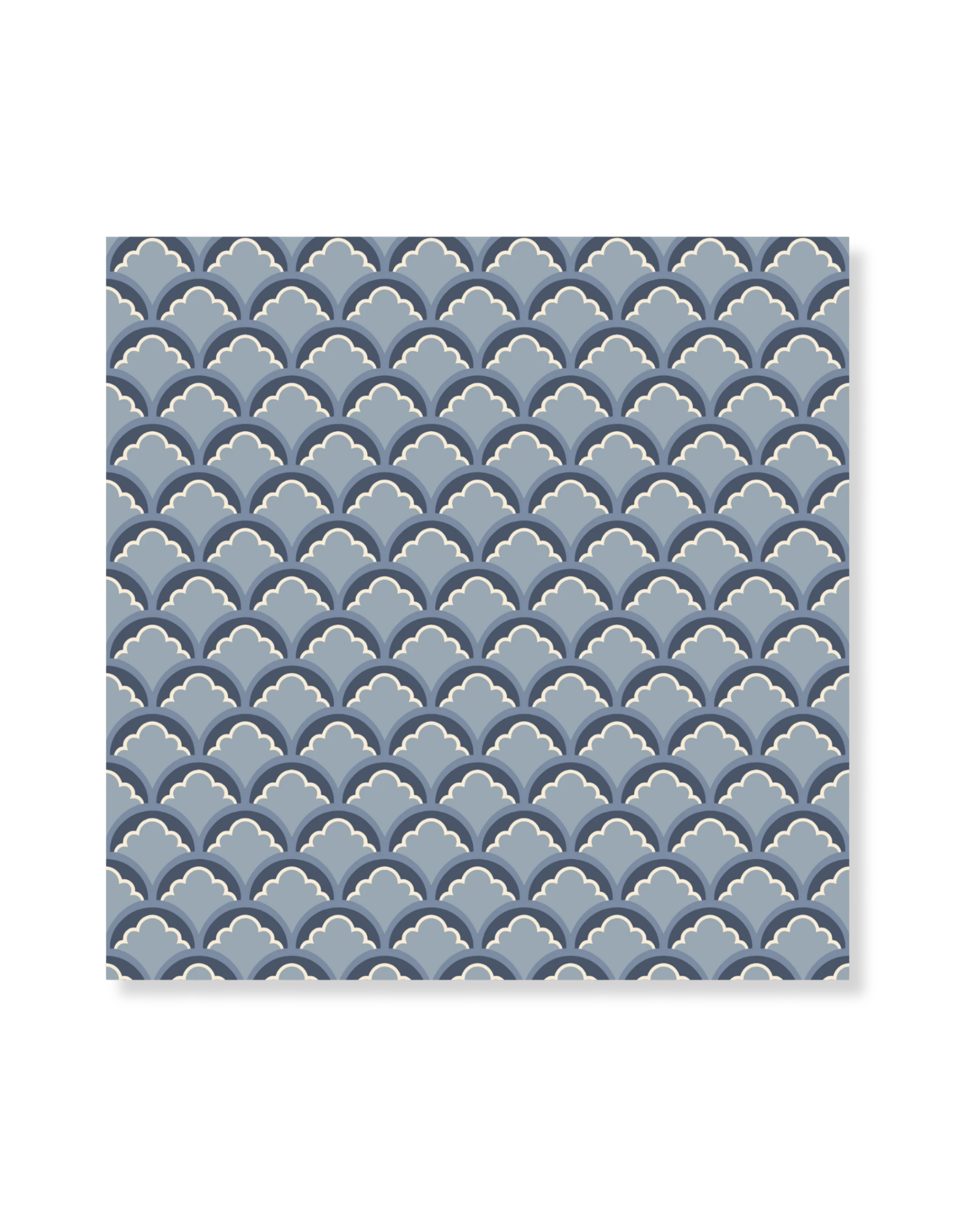 Mount Temple in Blue Wallpaper