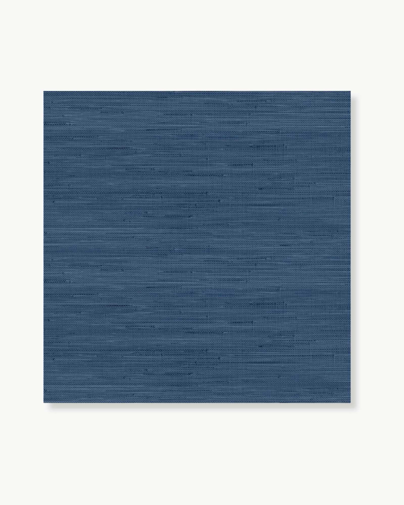 Navy Faux Grasscloth Peel and Stick Wallpaper