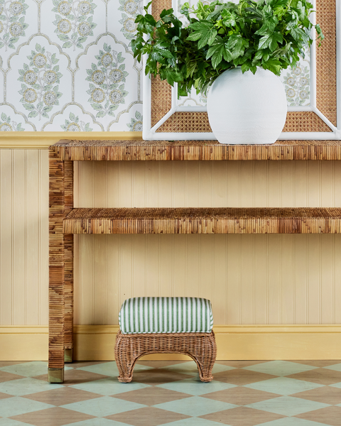 Petite Wicker Footstool – Society Social