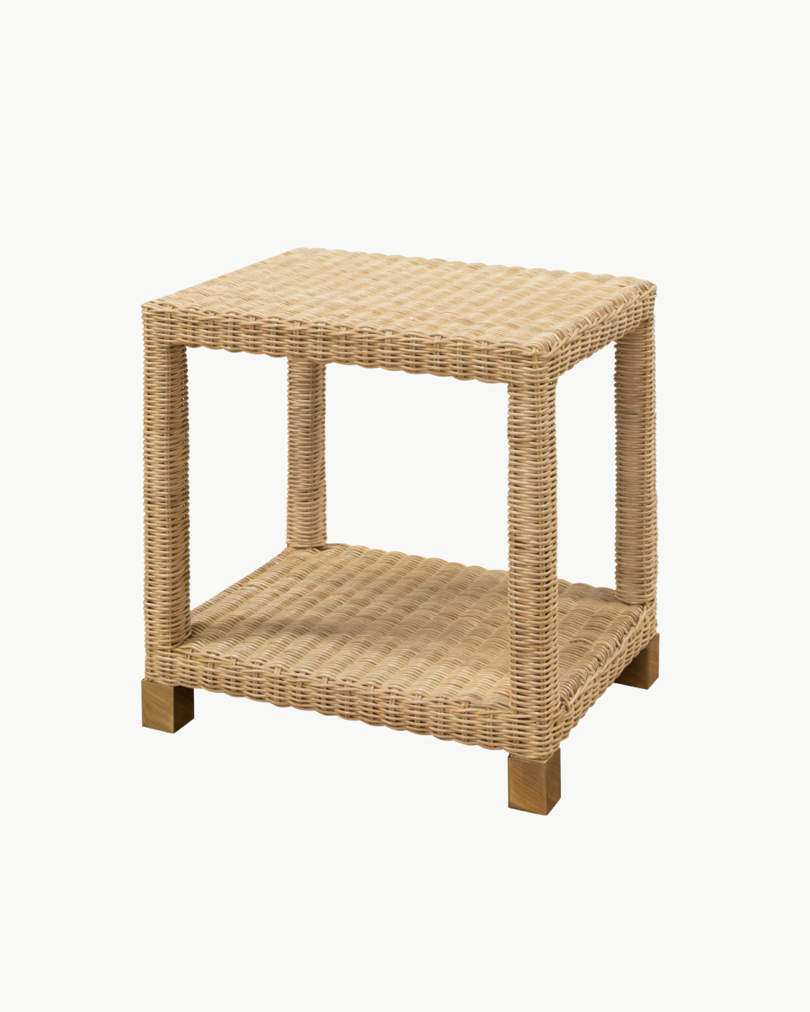 Newport Wicker Accent Table