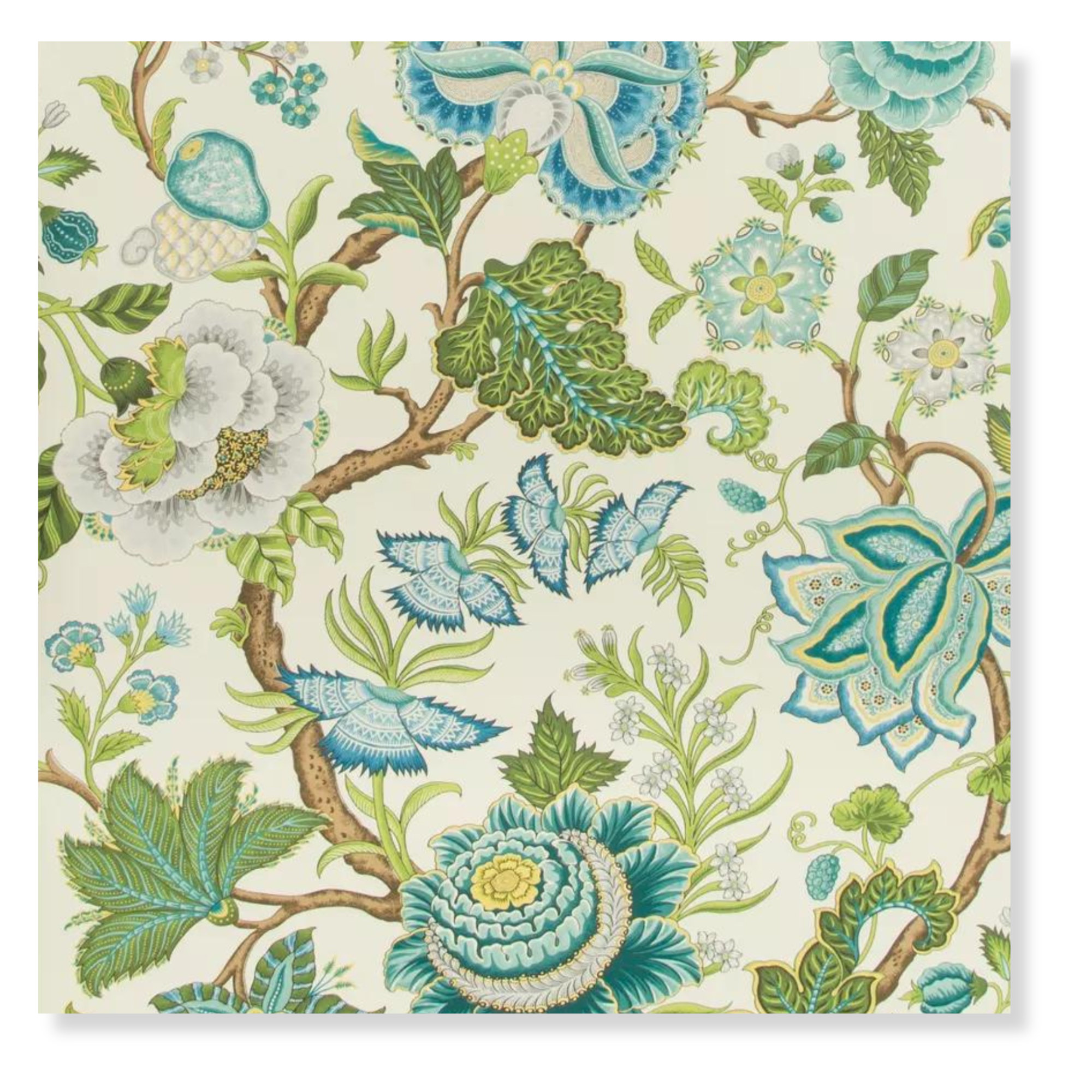 Nizam in Spring/Aqua Wallpaper