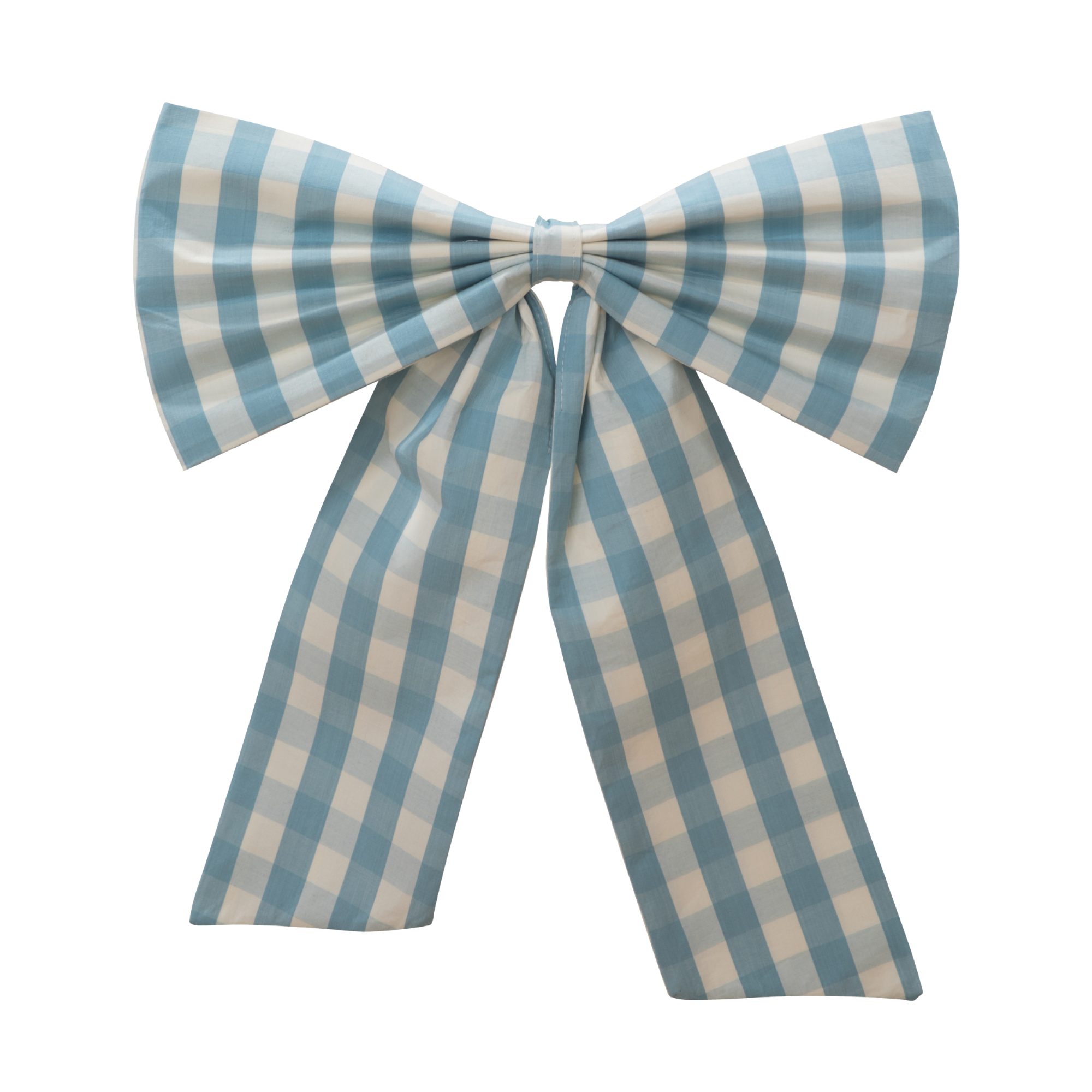 Oversized Fabric Bow - Carsten Check Pool