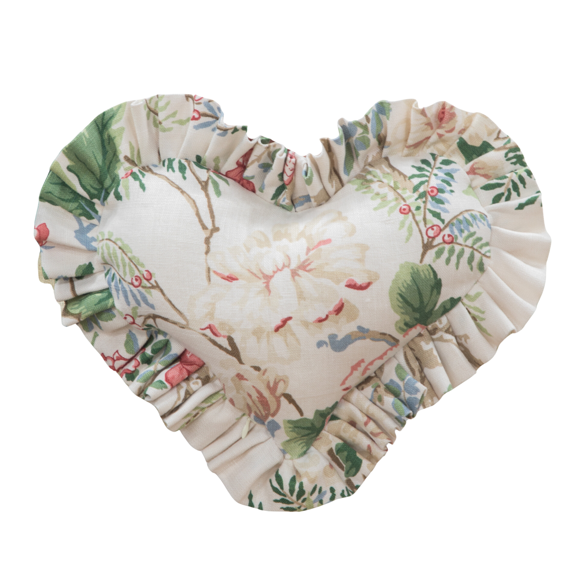 Heart Ruffle Pillow VII