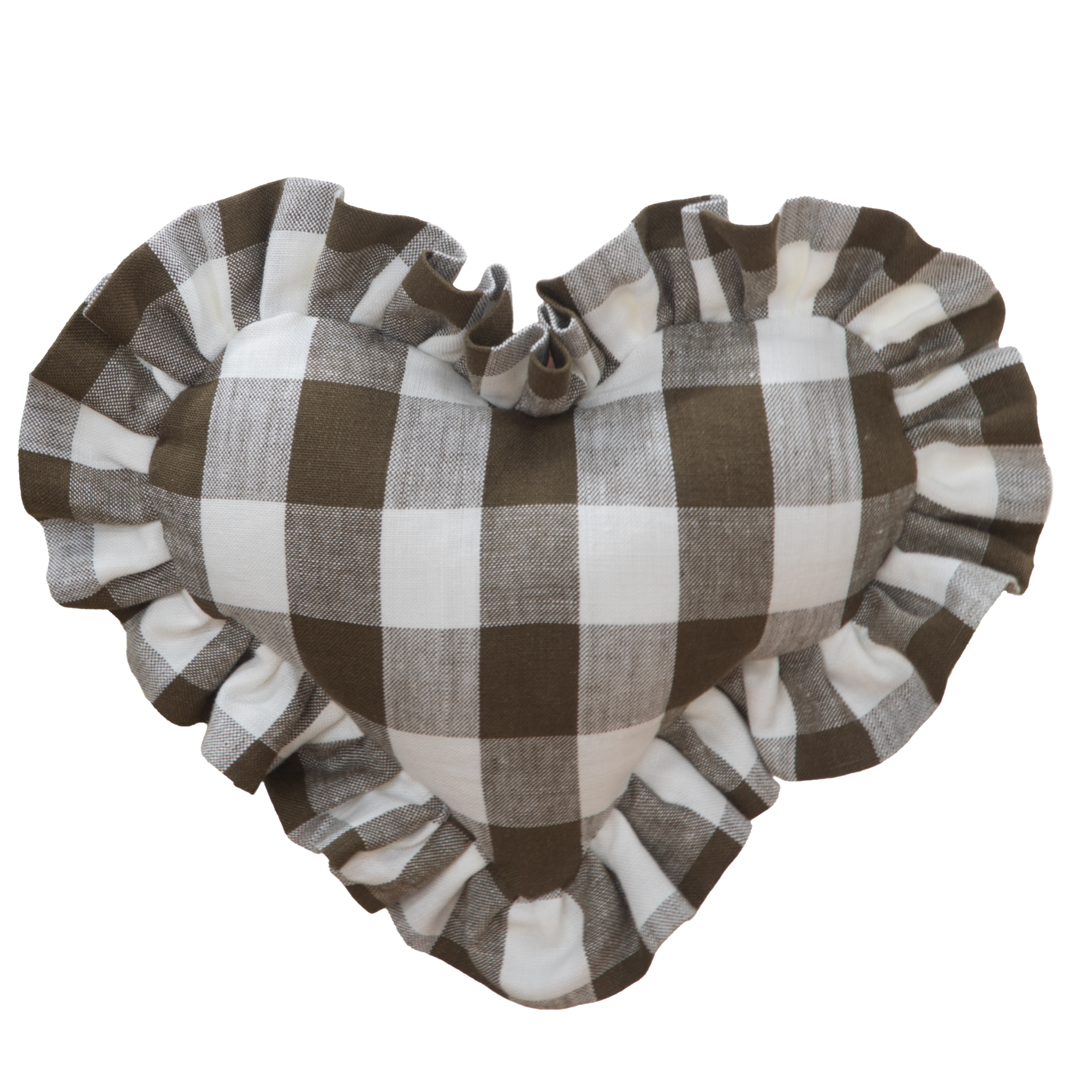 Heart Ruffle Pillow XV