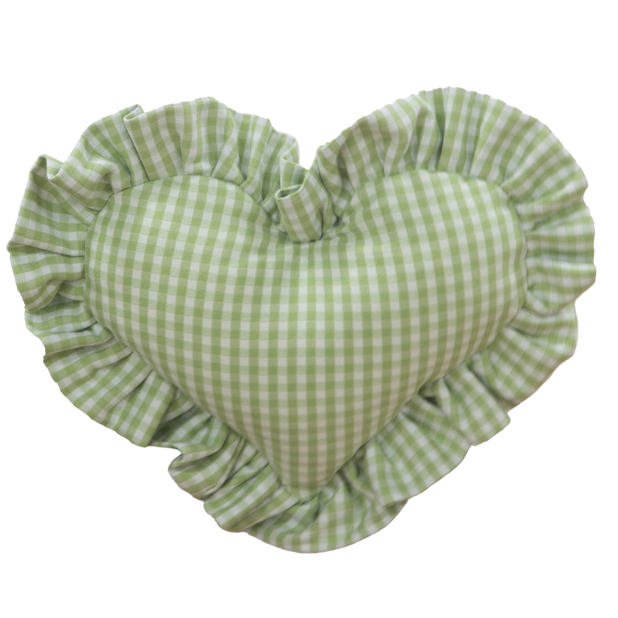 Heart Ruffle Pillow VIII