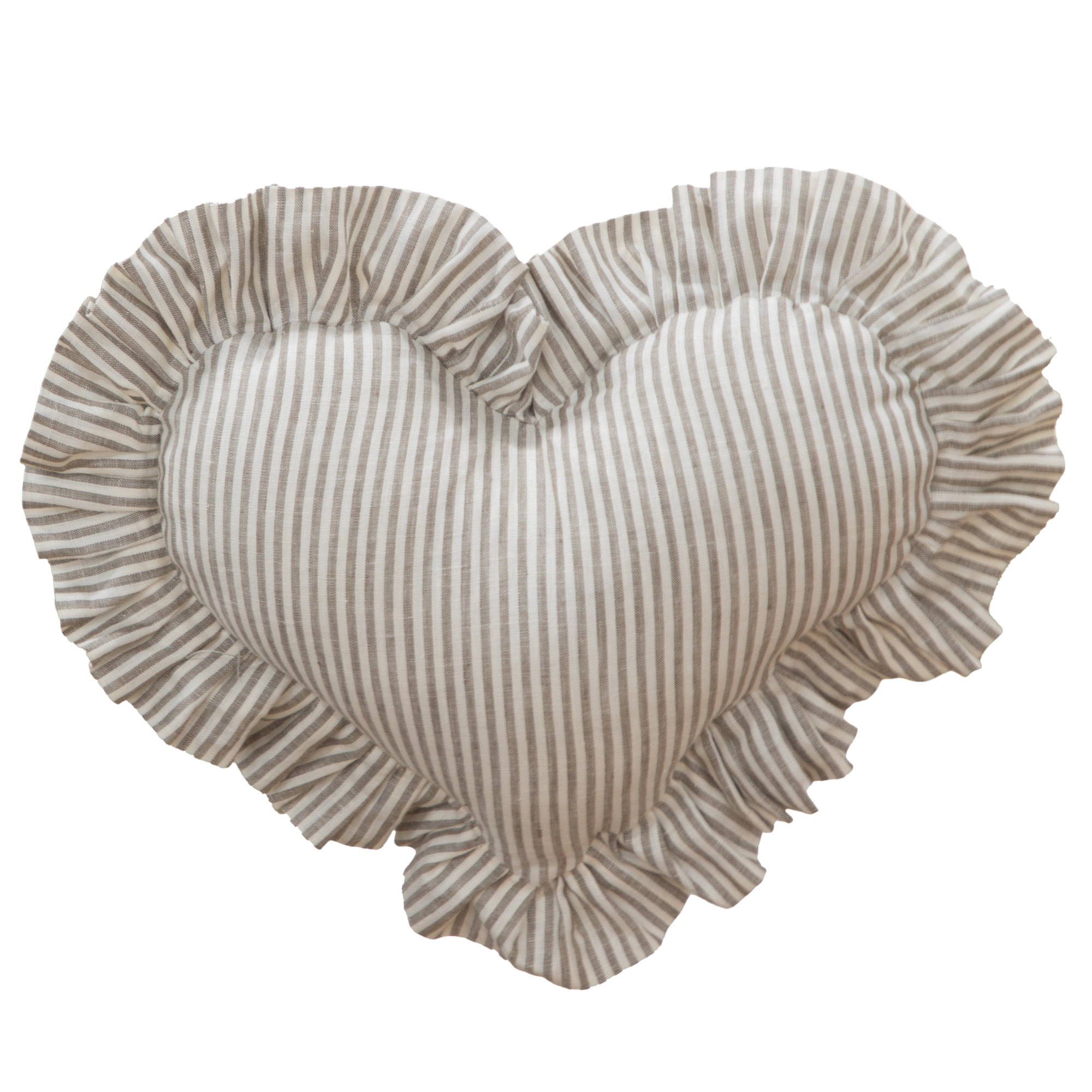Heart Ruffle Pillow XVI
