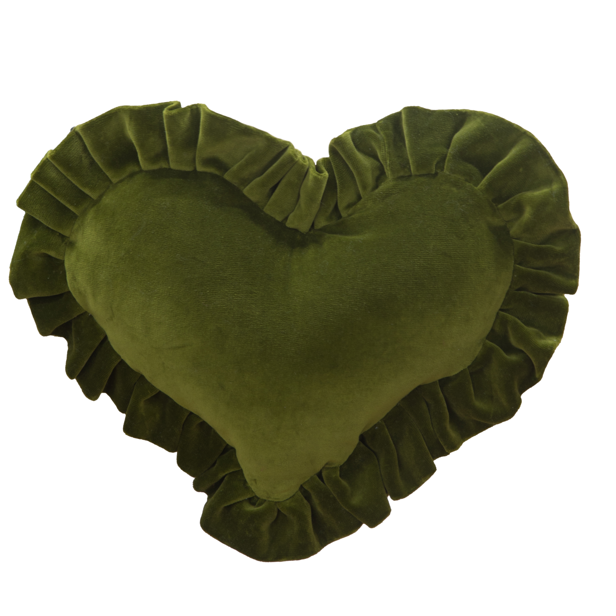 Heart Ruffle Pillow X