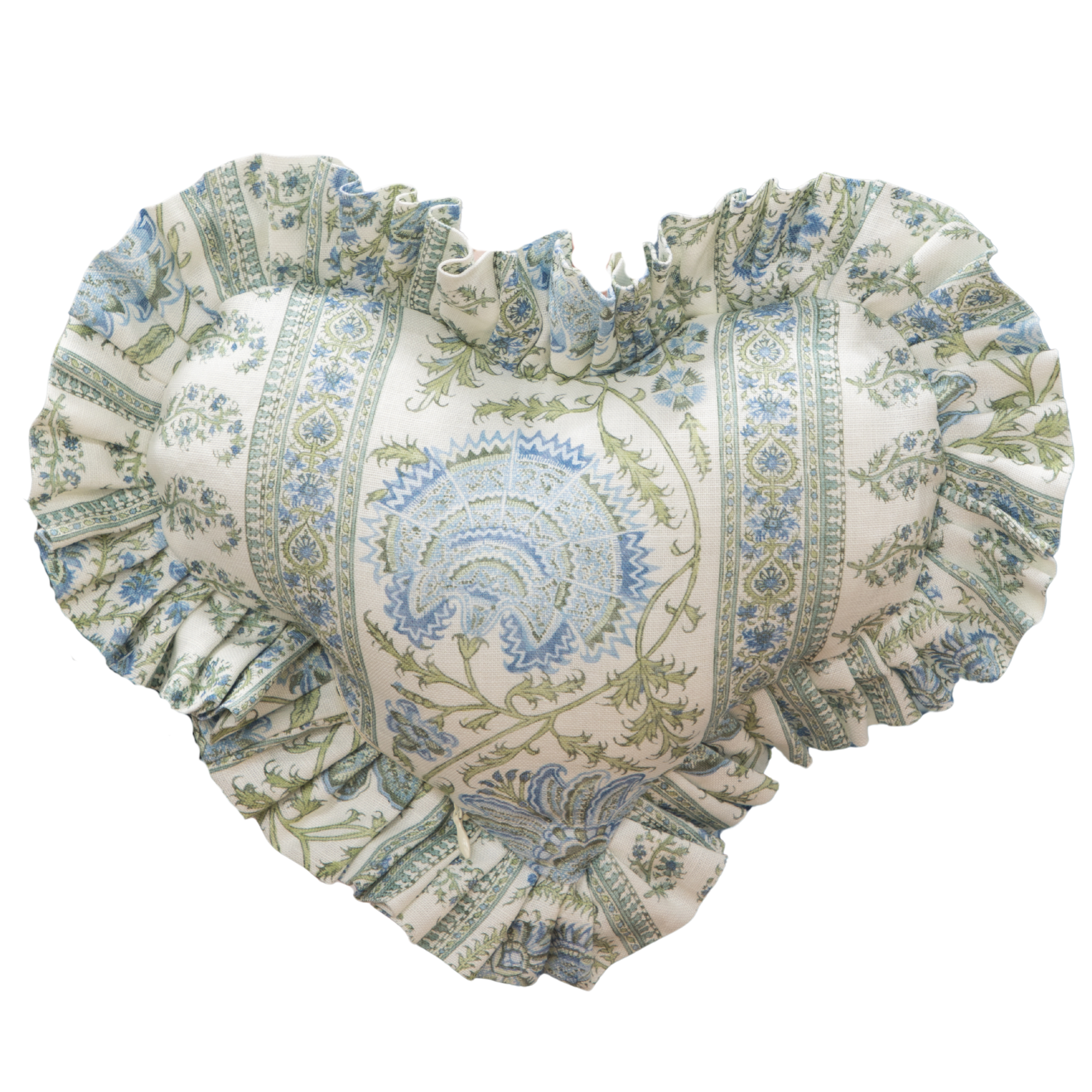 Heart Ruffle Pillow XIII