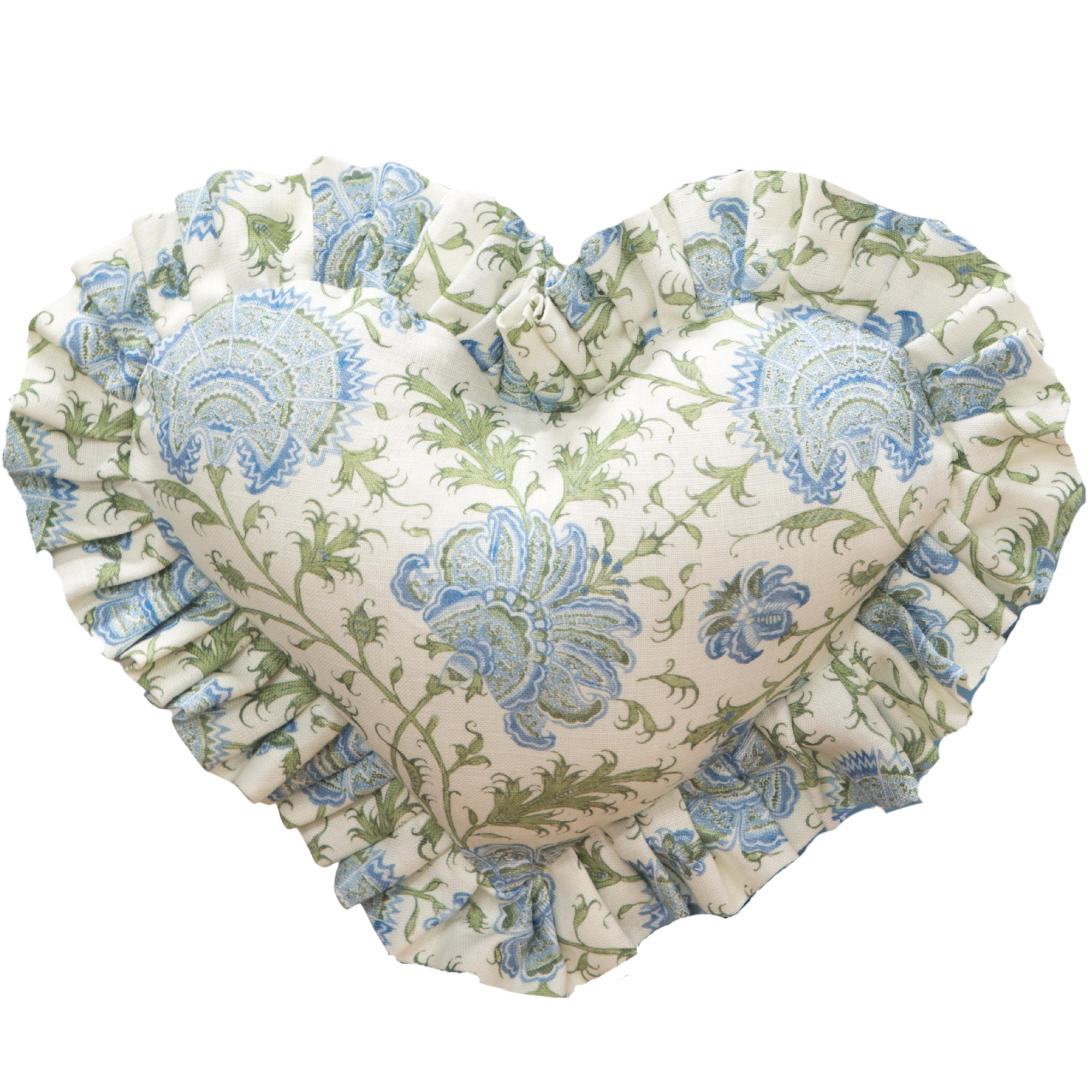 Heart Ruffle Pillow XII