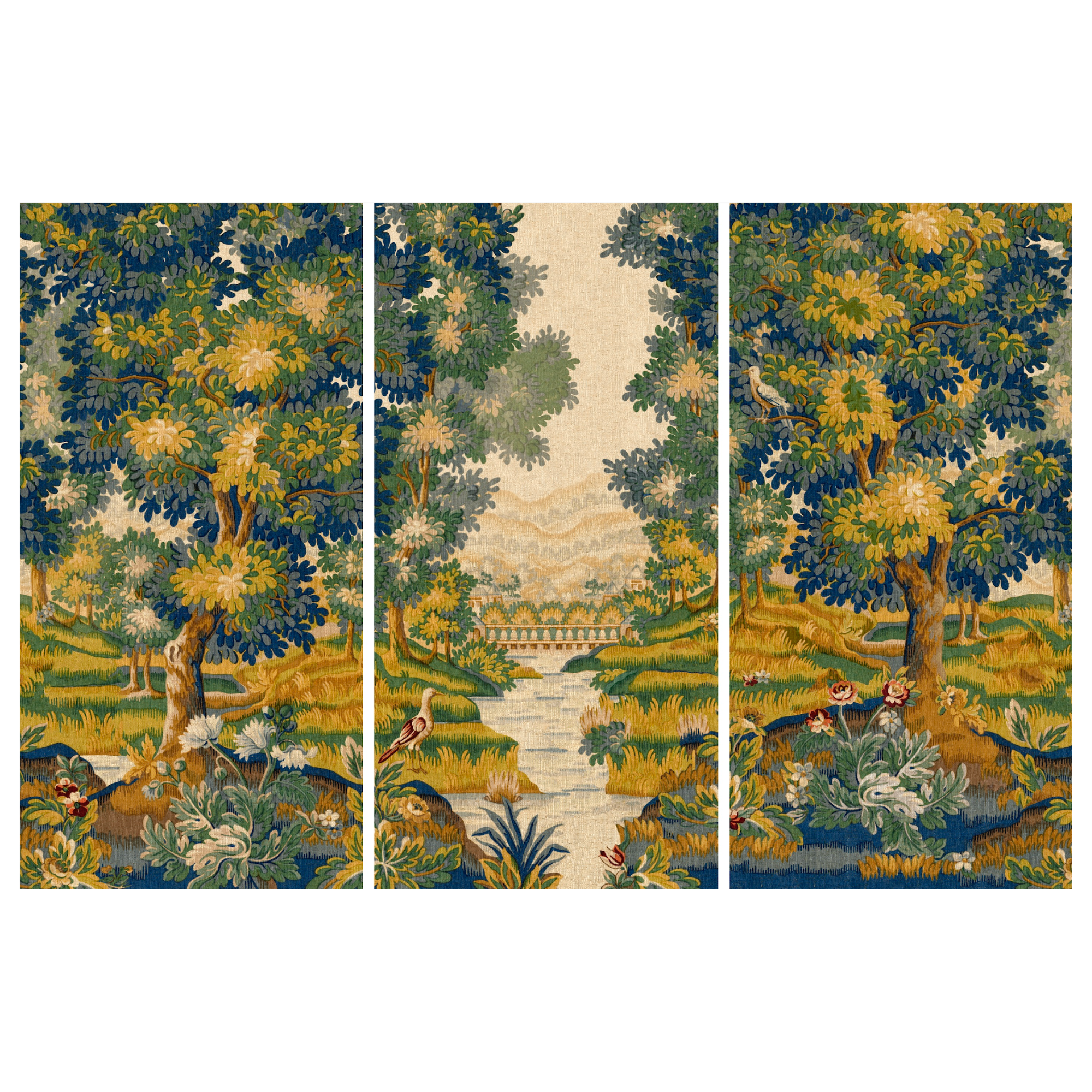 Left Bank Chinoiserie Panels in Multi