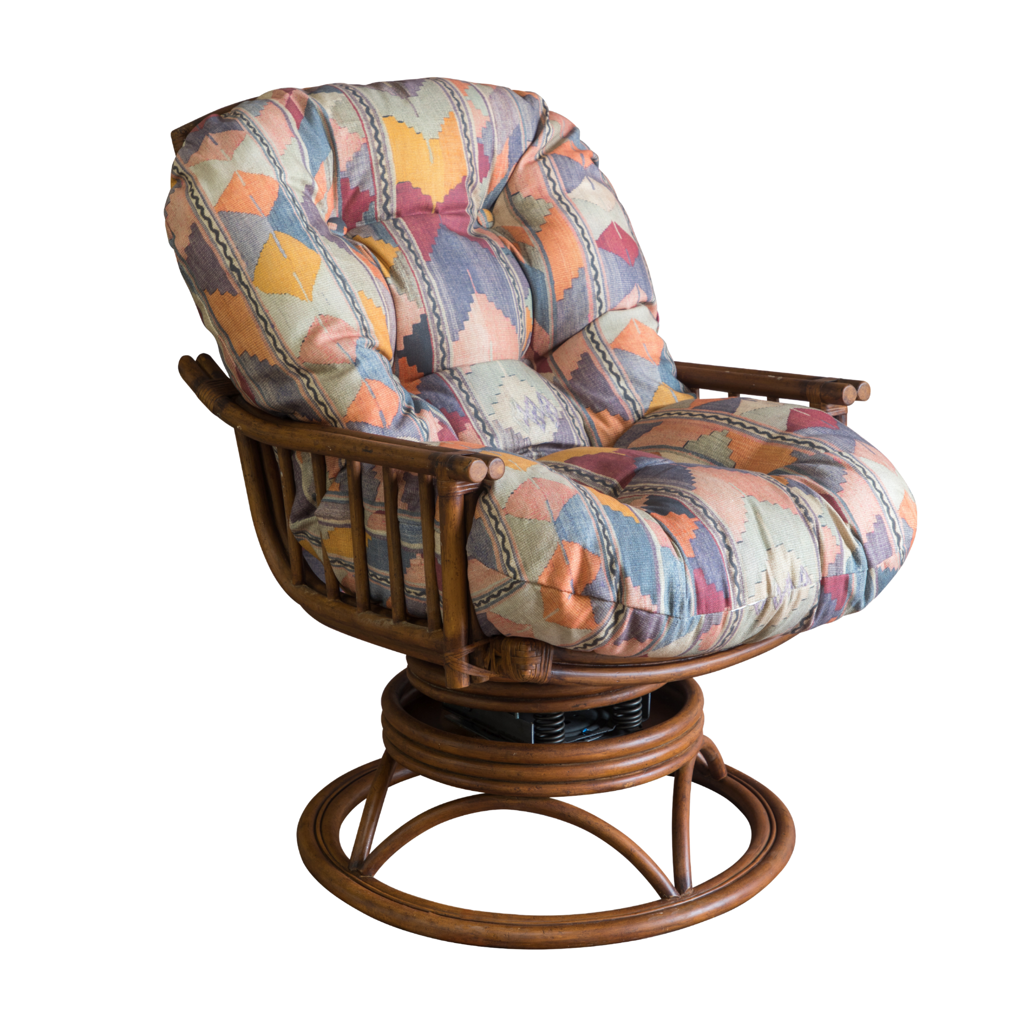 Knight Retro Rattan Rocker