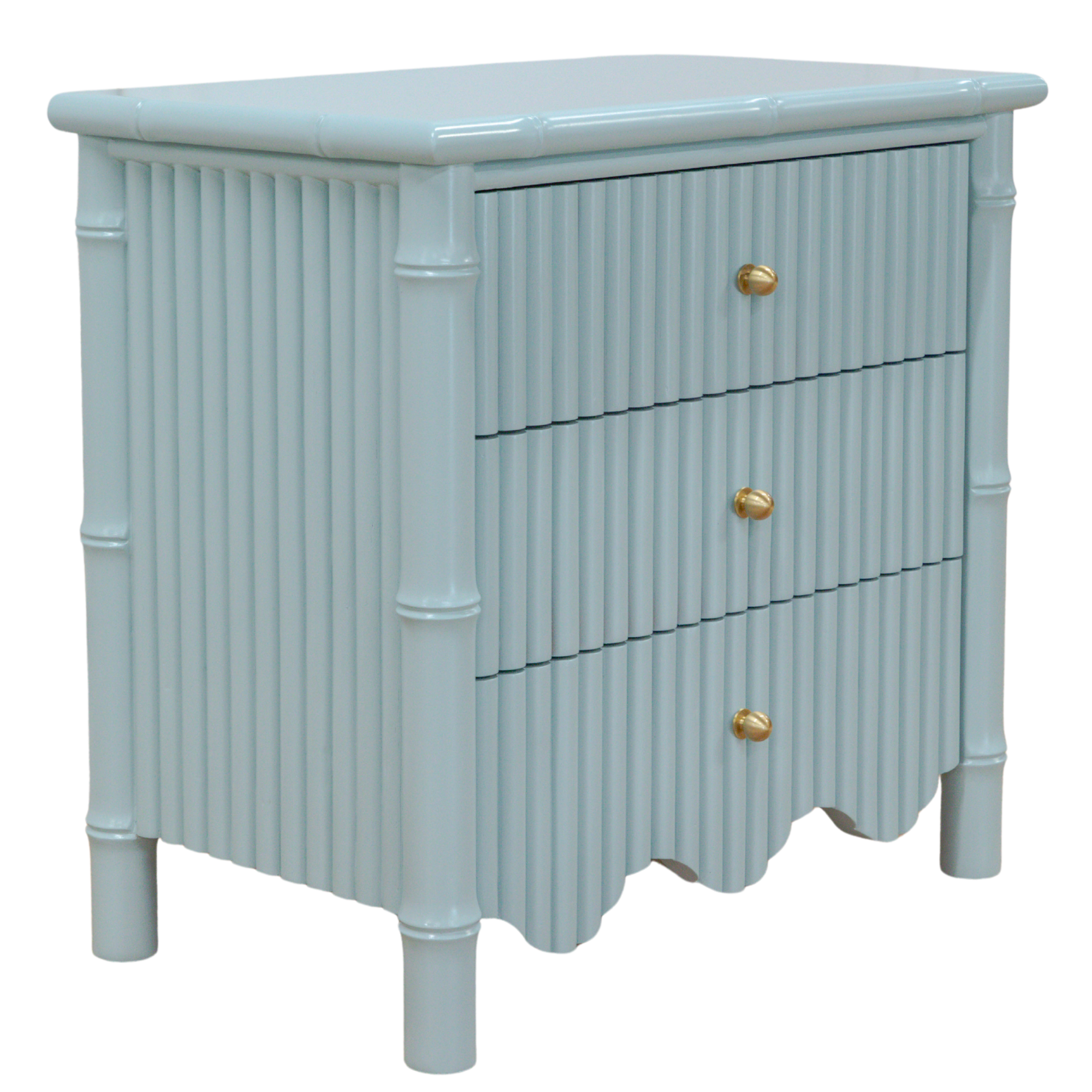 Drew's Rattan Nightstand - Custom Color
