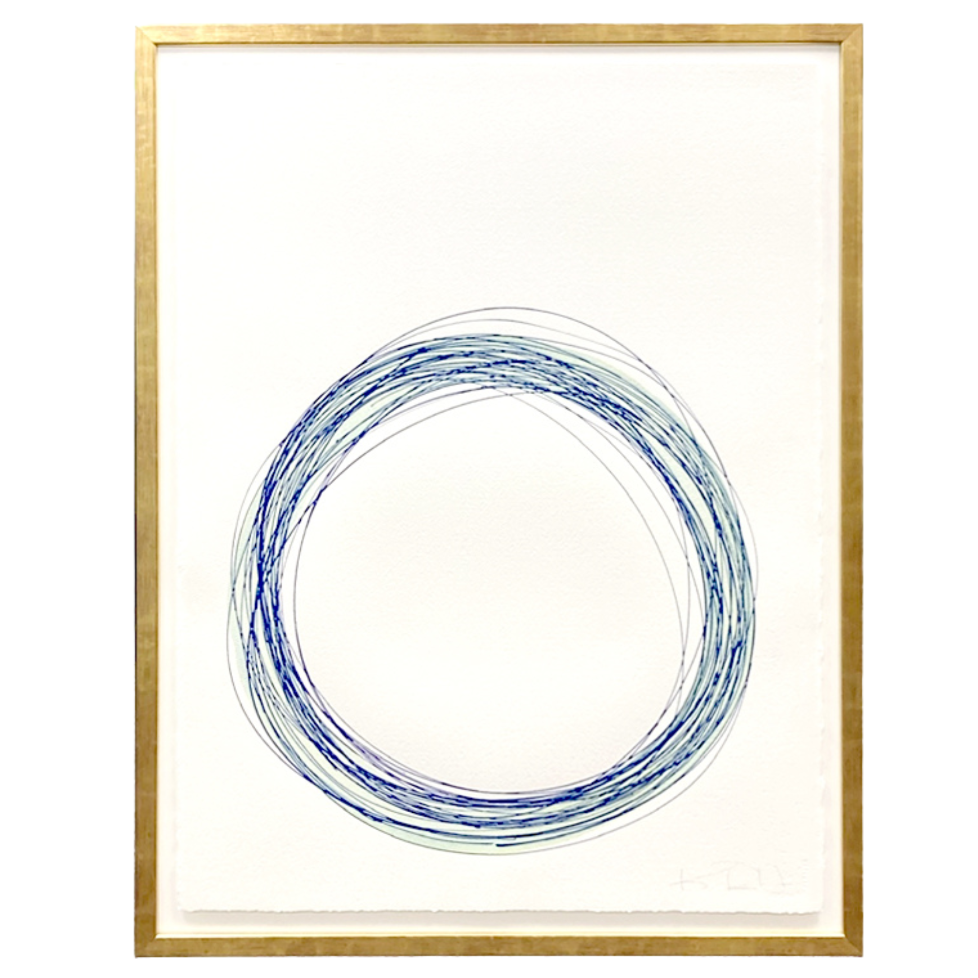 Circle in Green and Blue by Kayce Hughes