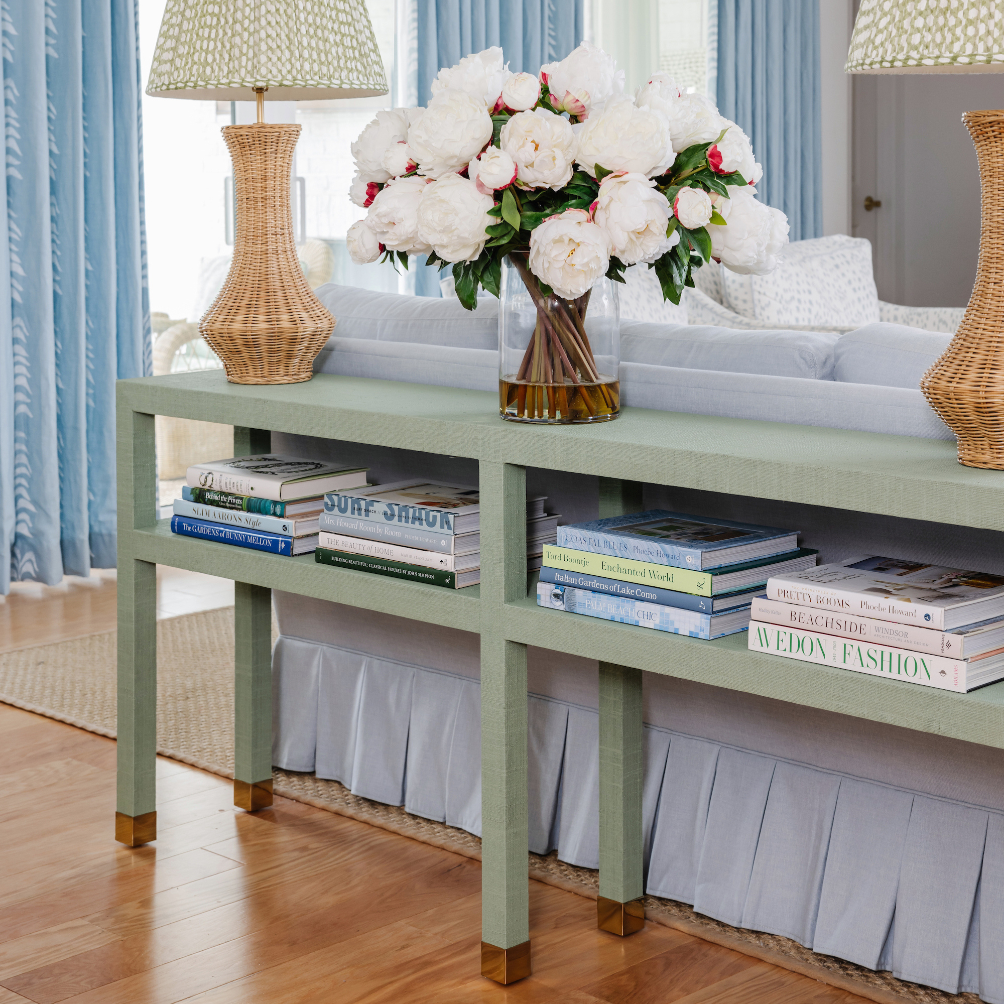 Newport Grasscloth Console