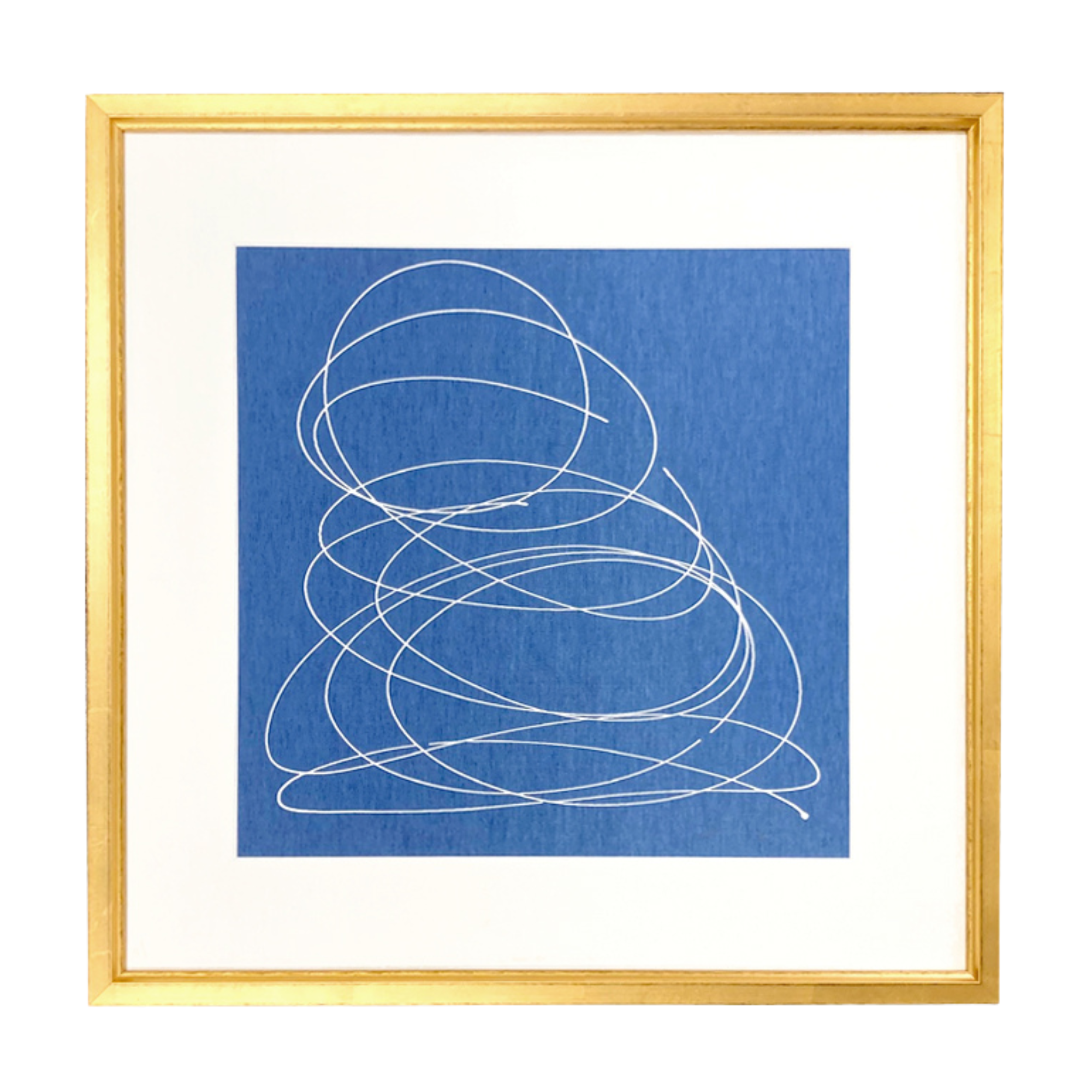 Brainstorm on Blue Silk #2 by Kayce Hughes