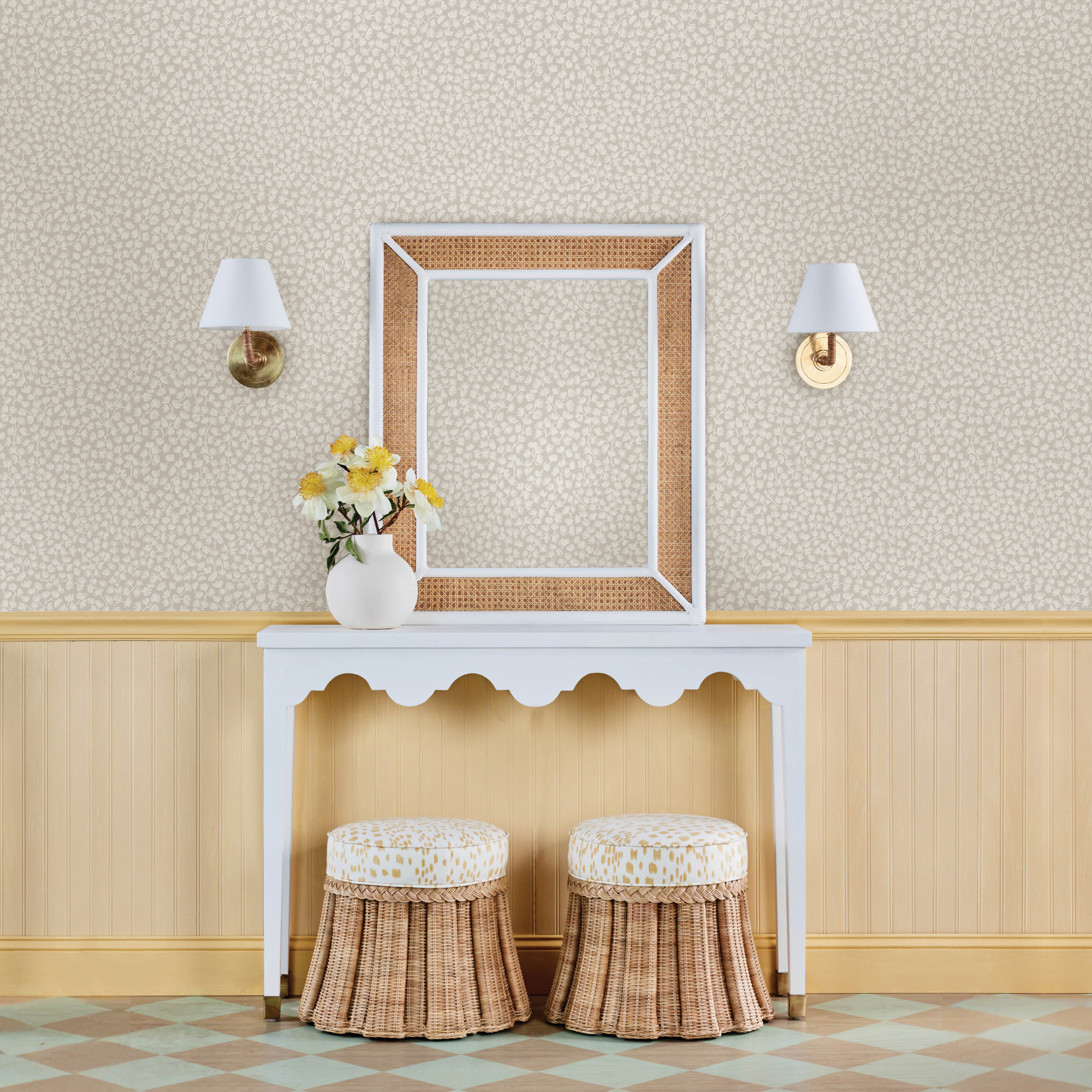 Sea Fern Driftwood Peel and Stick Wallpaper