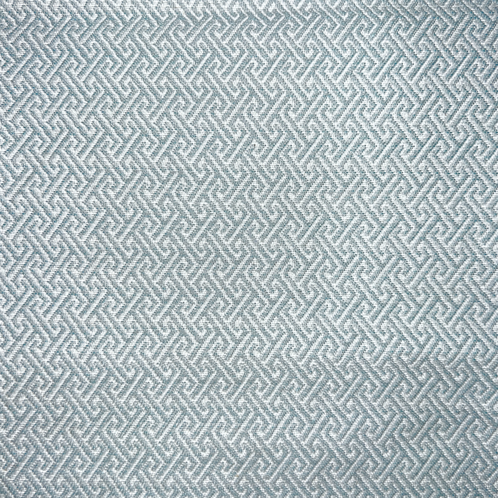 Performance Greek Key Light Blue - Fabric by the Yard