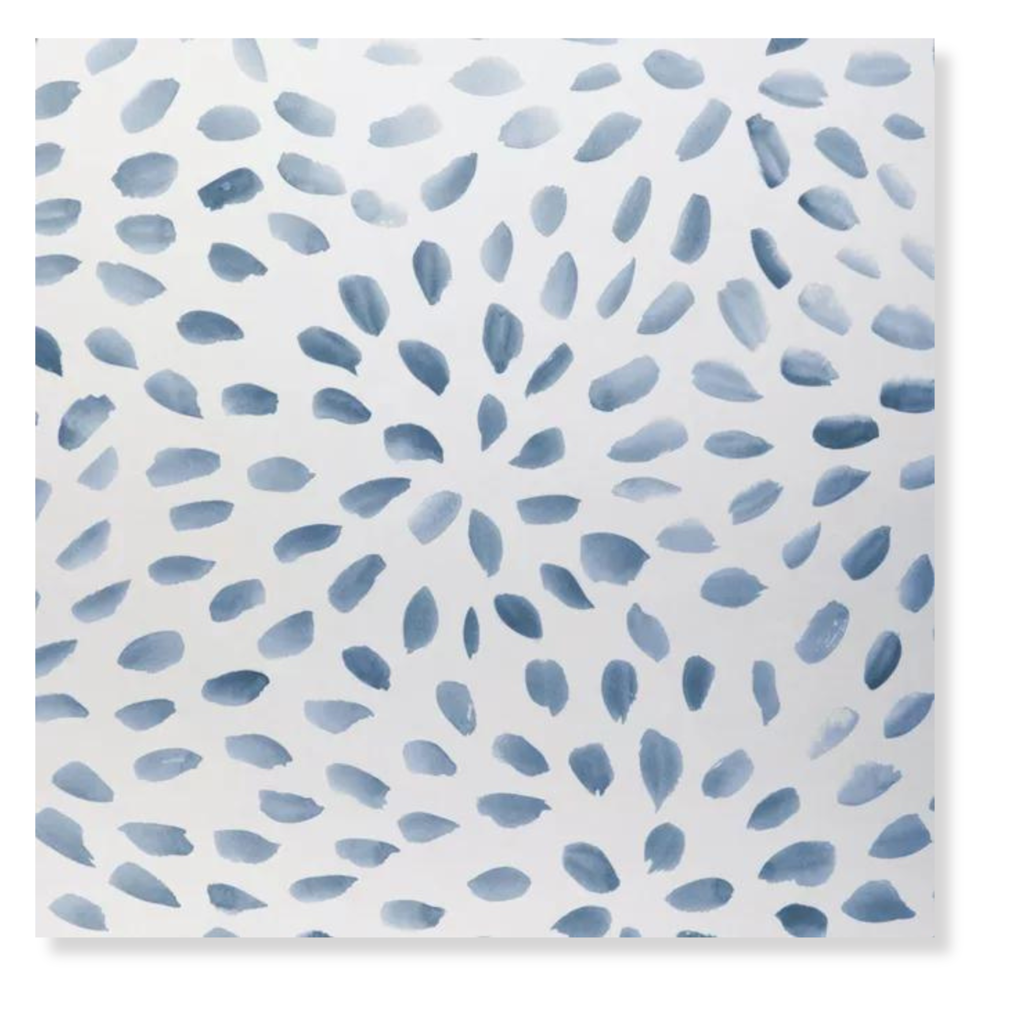 Petal Blossoms in Lapis Wallpaper