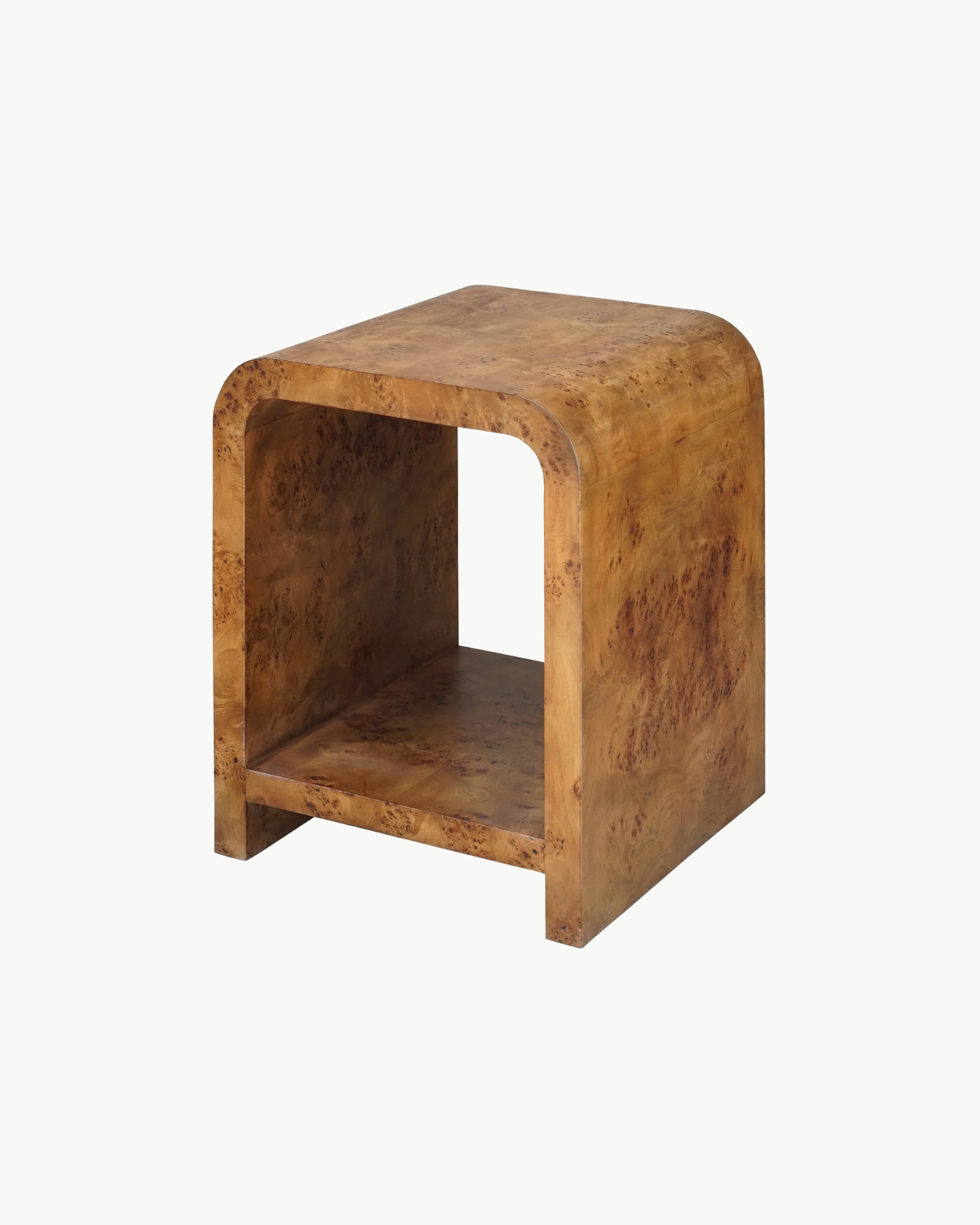 Piper Dark Burlwood Side Table
