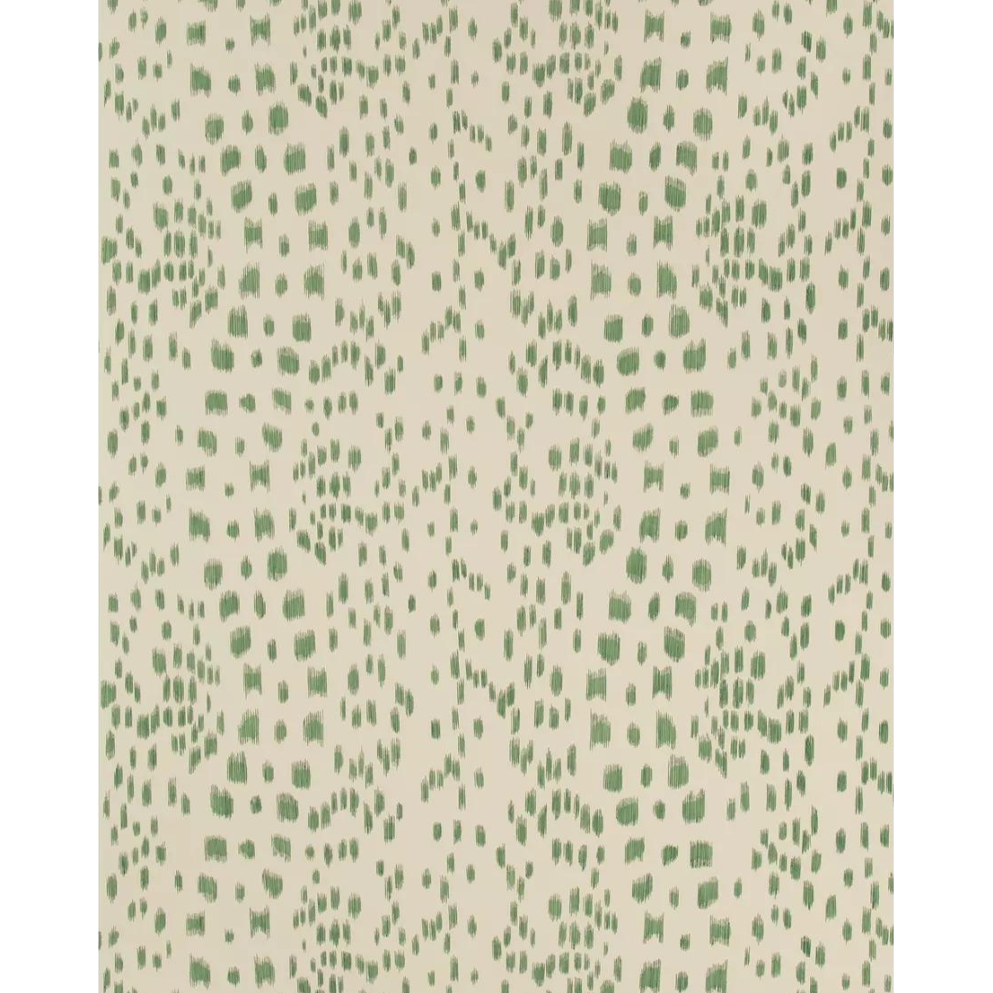 Les Touches Green Wallpaper Sample