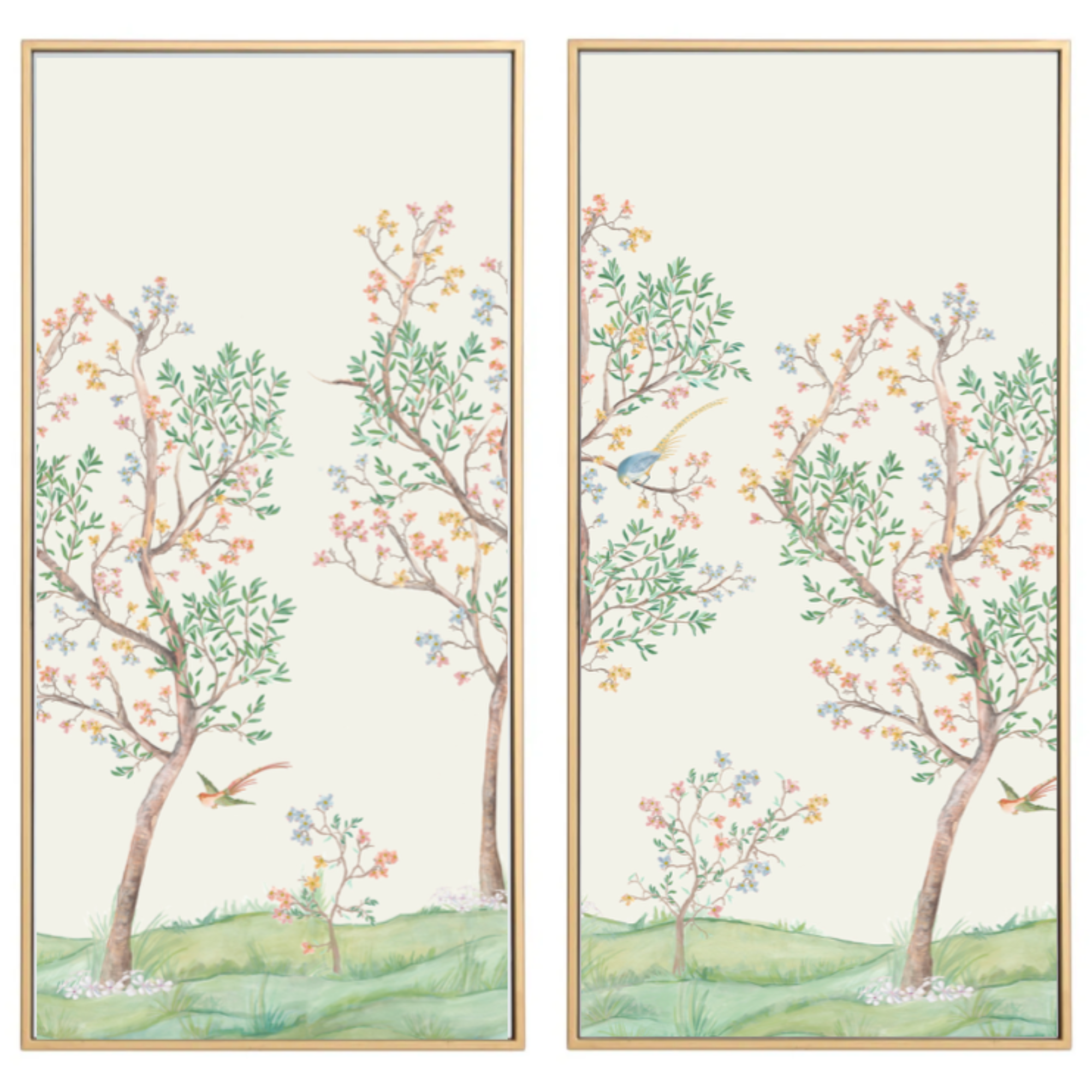 Hillside Chinoiserie Panels in Multi