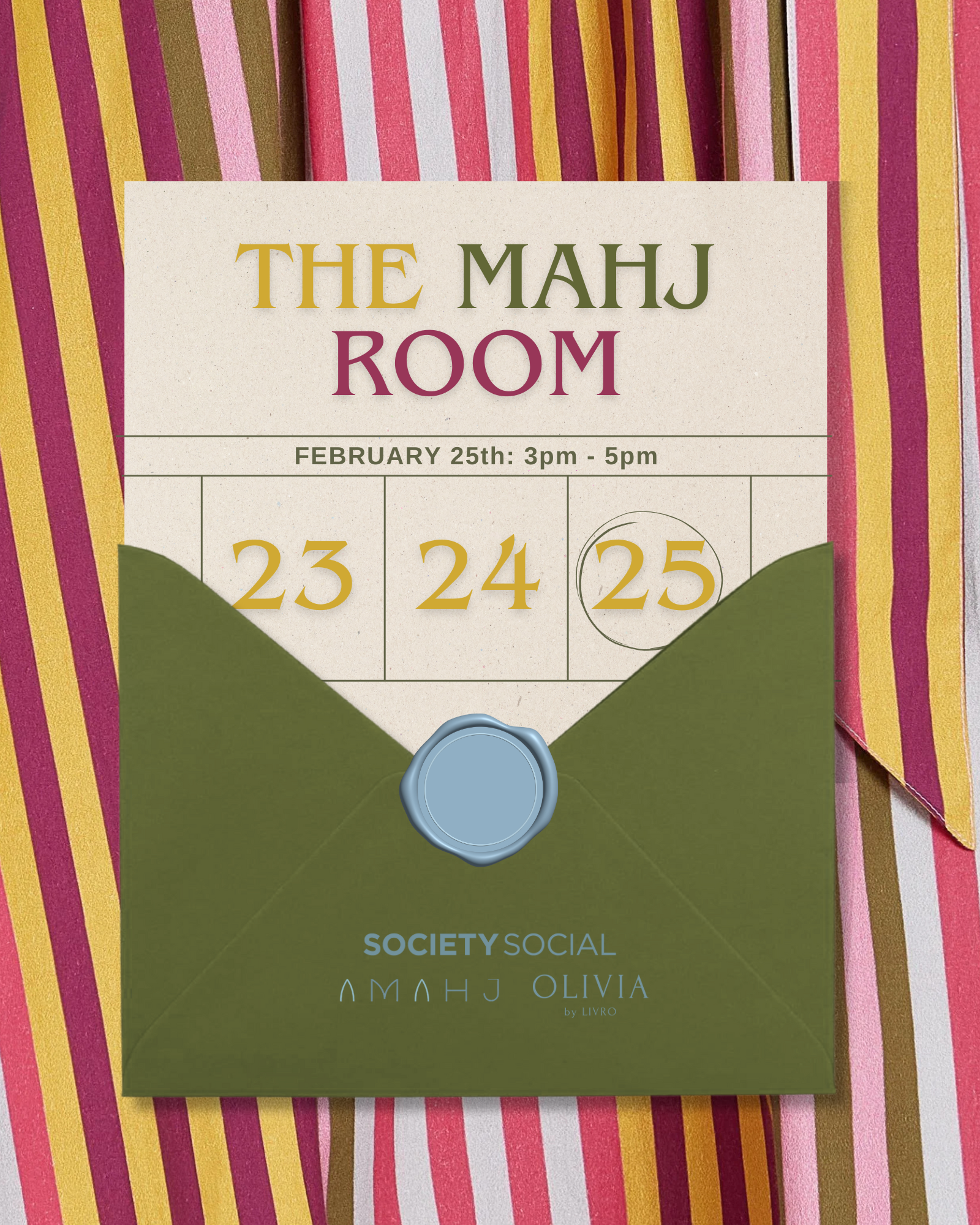 The Mahj Room | February 25 | 3pm - 5pm