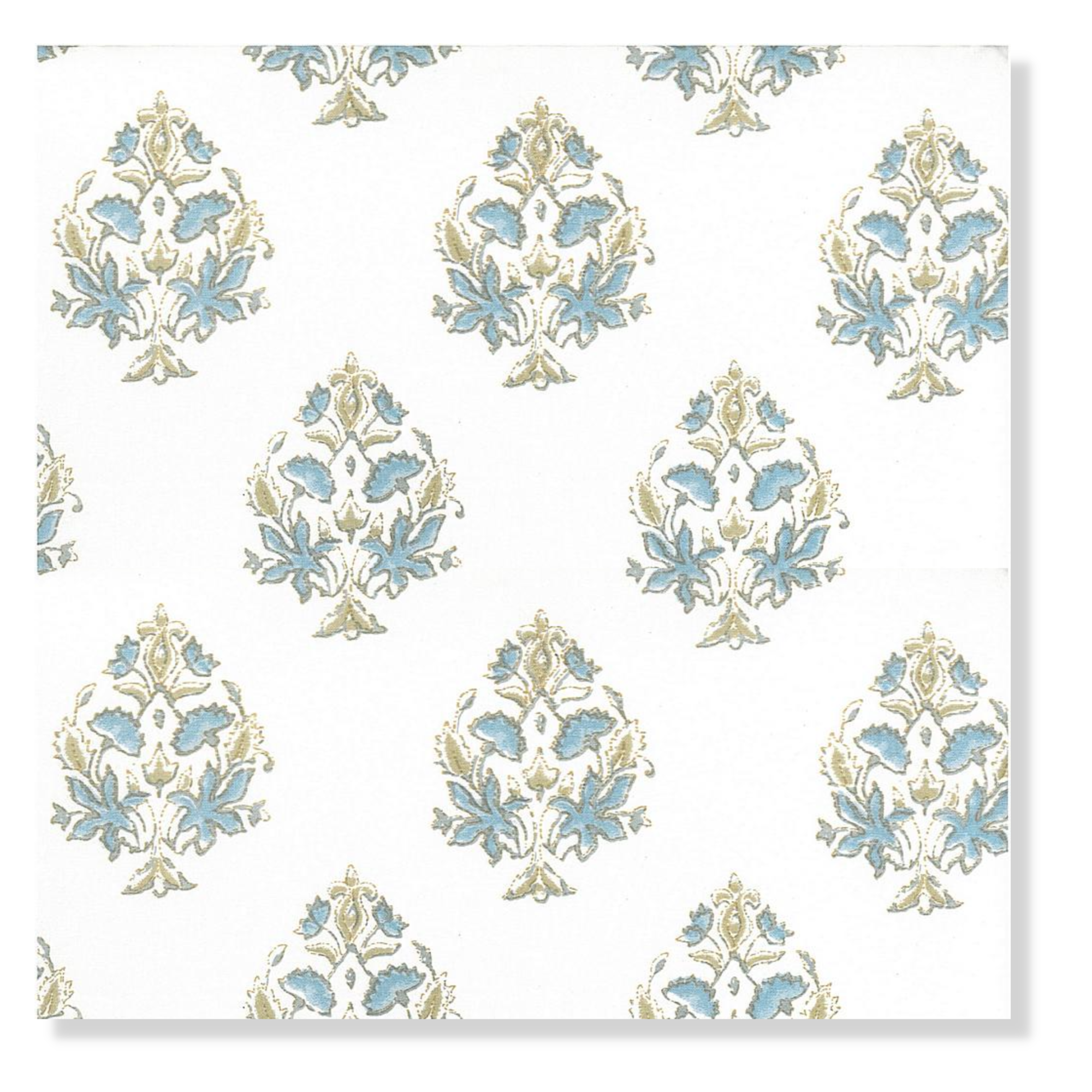 Performance Rajah Blue - Fabric by the Yard