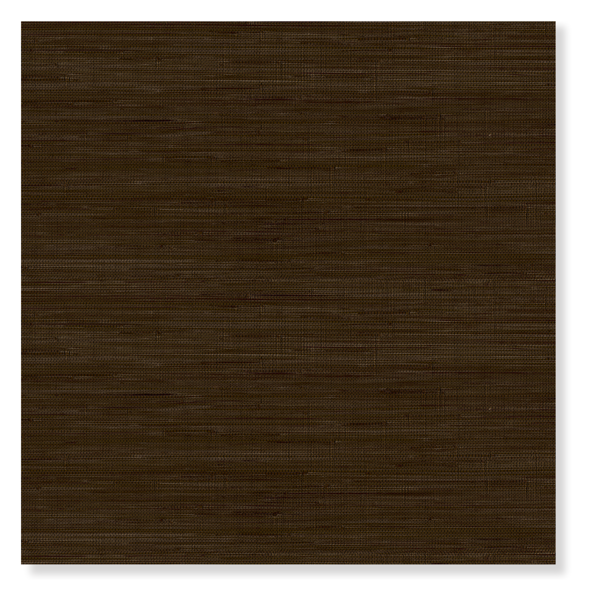 Chocolate Faux Grasscloth Peel and Stick Wallpaper Sample