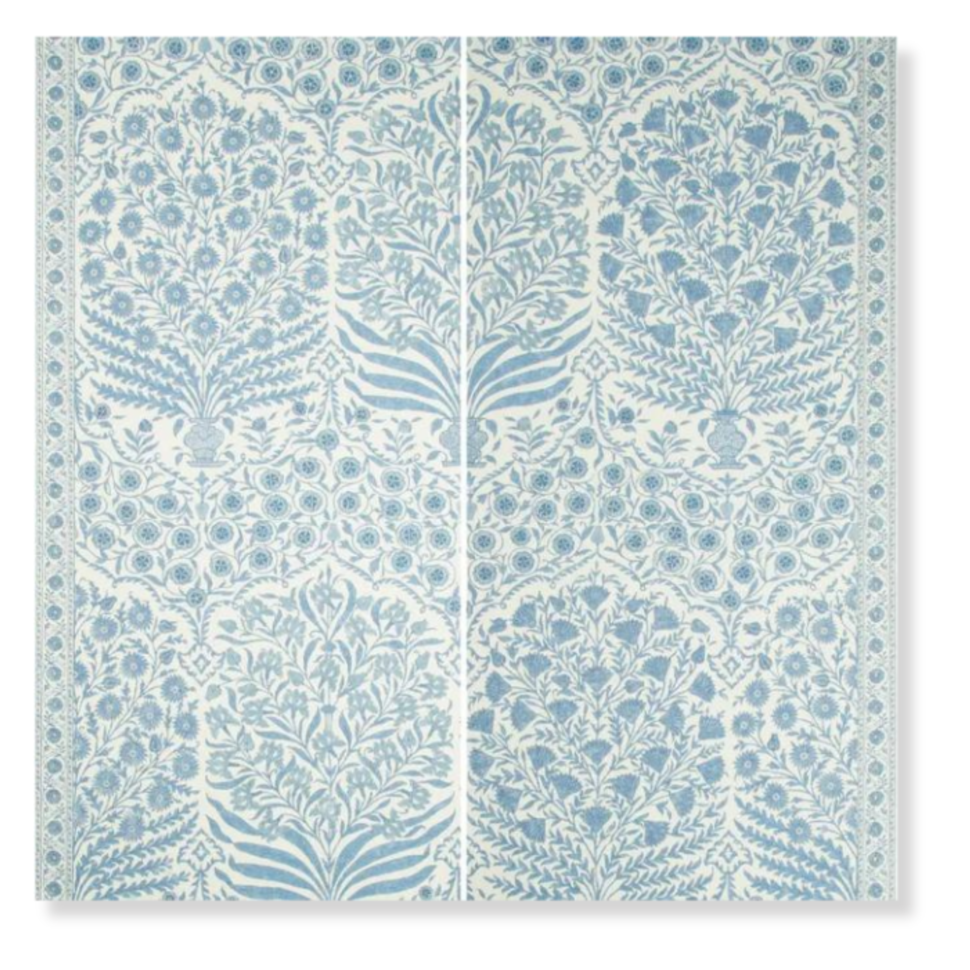 Sameera in Blue/Indigo Wallpaper