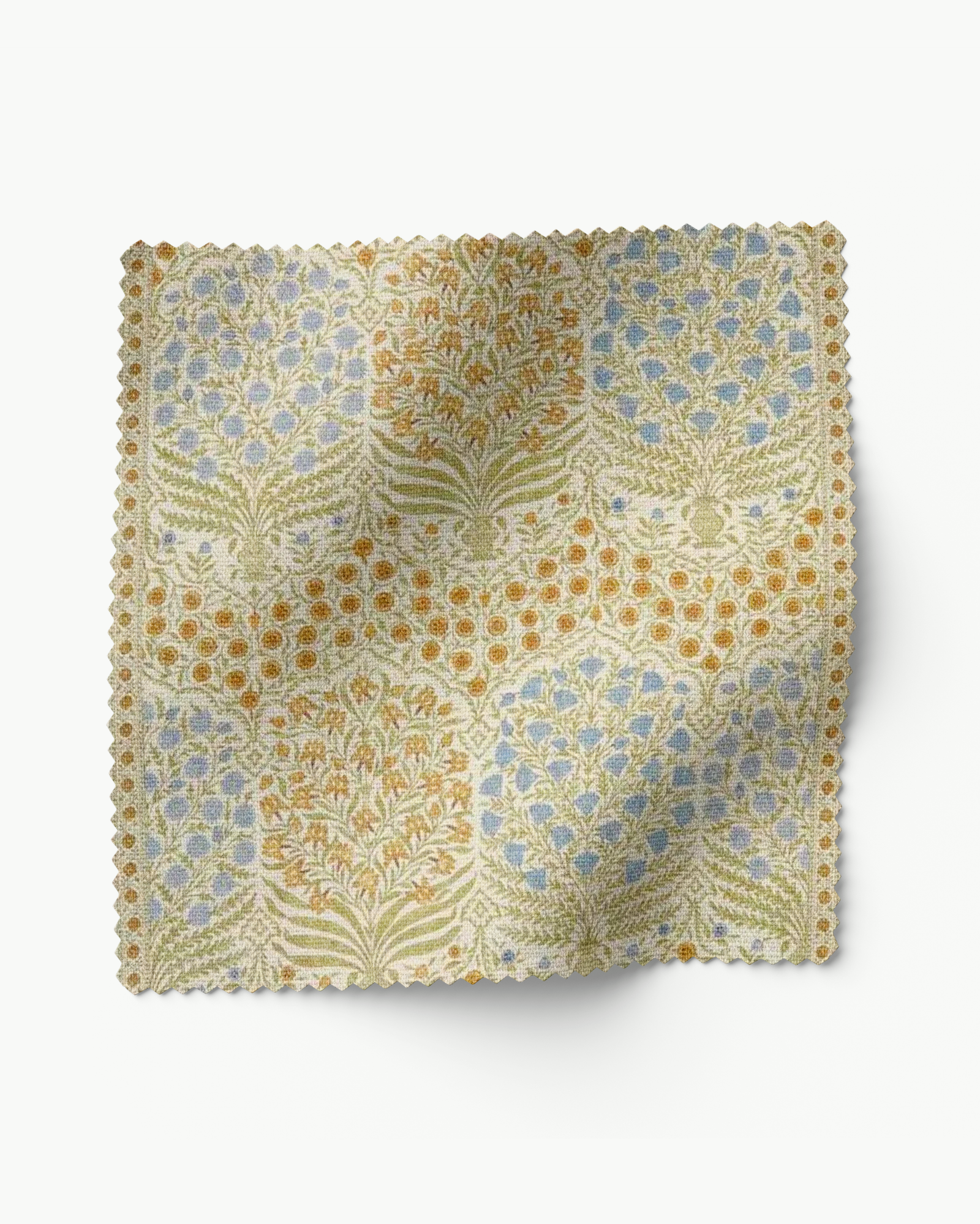 Sameera in Sapphire/Gold - Fabric by the Yard