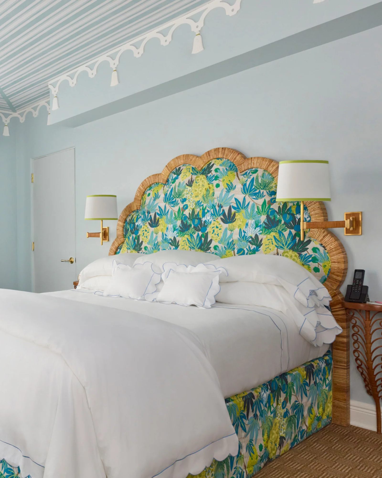 The Island Rattan Headboard - King