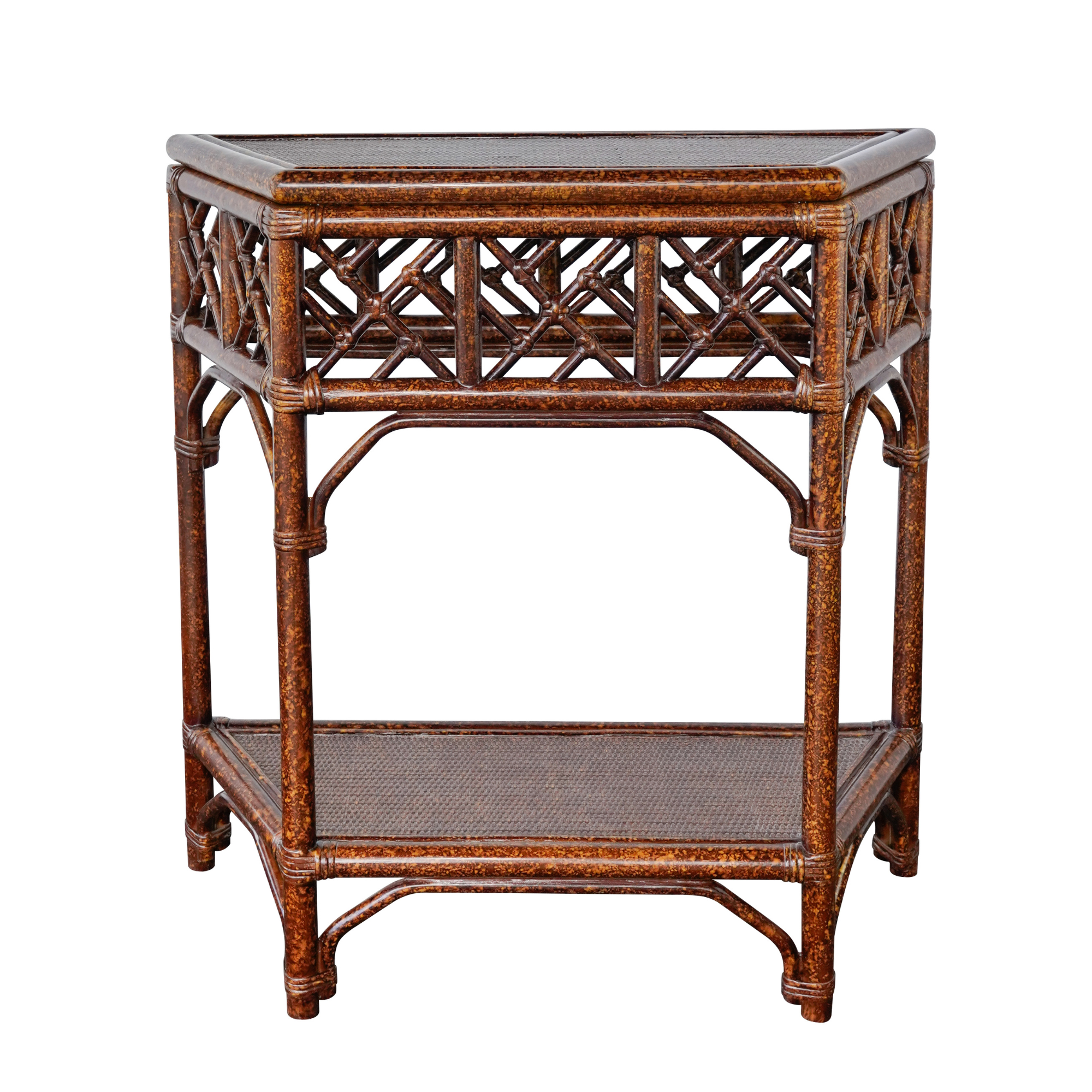 Tortoise Demilune Table