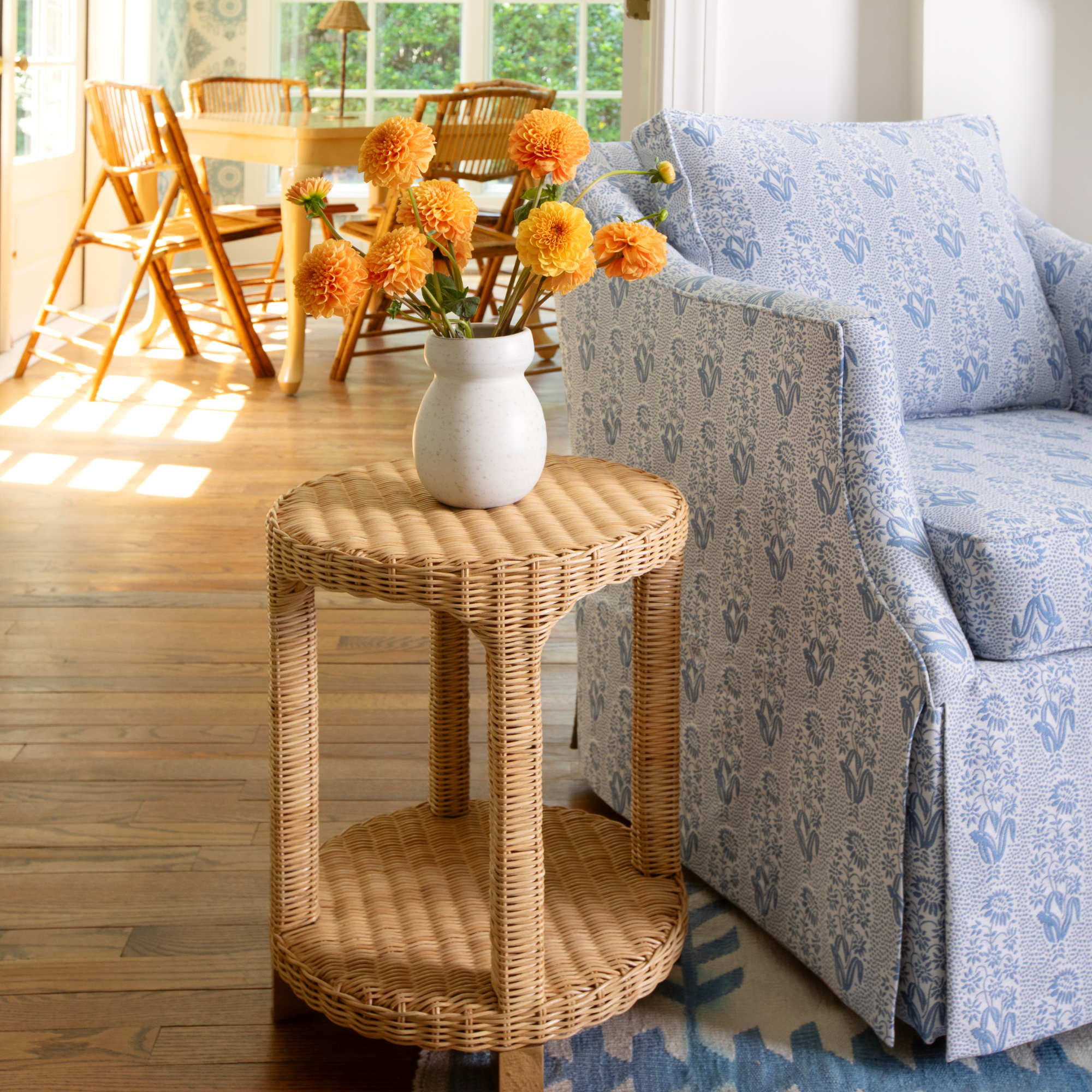 Arles Wicker Accent Table - Small