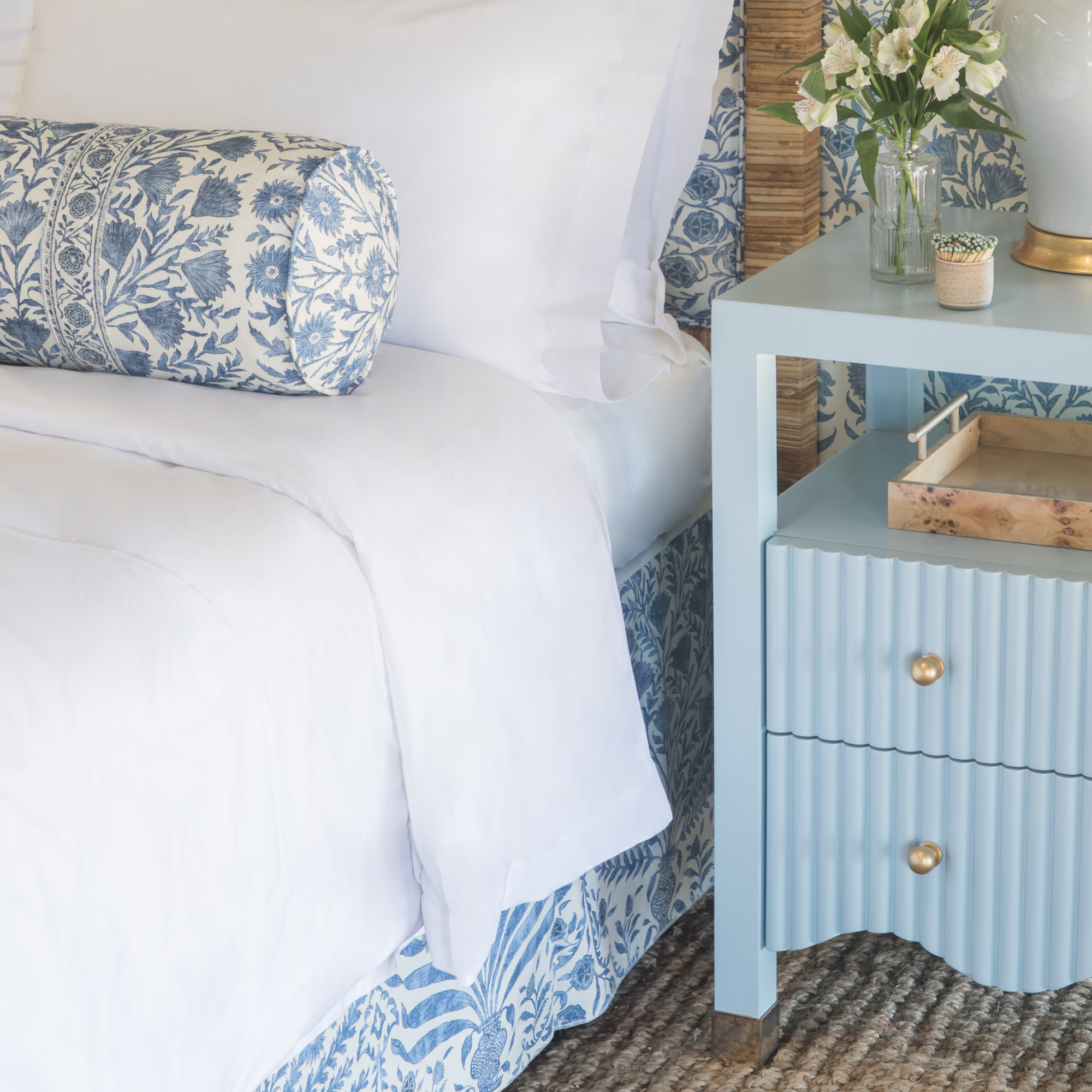 Kick Pleat Bed Skirt - Queen