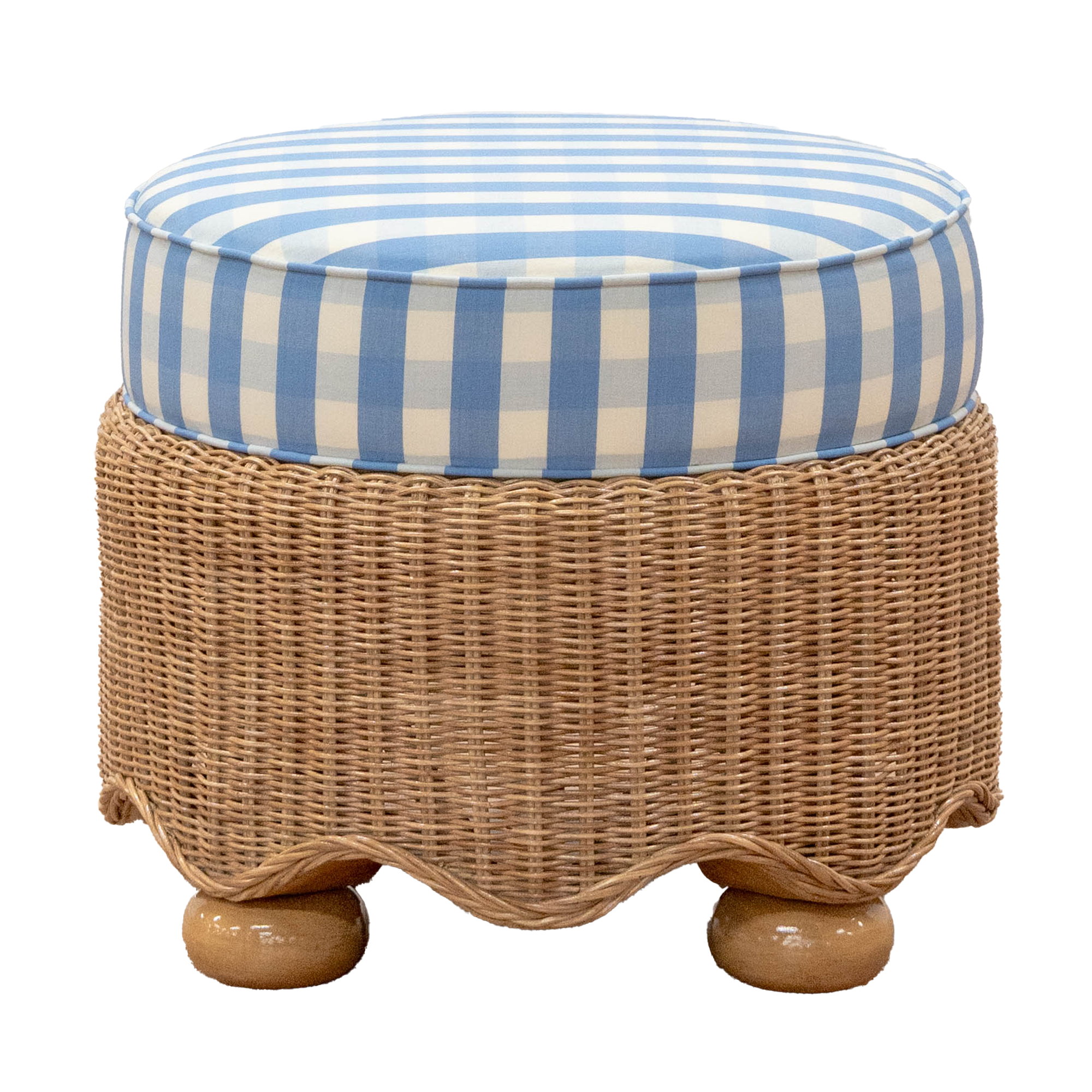 Carsten Check in French Blue - Fabric by the Yard