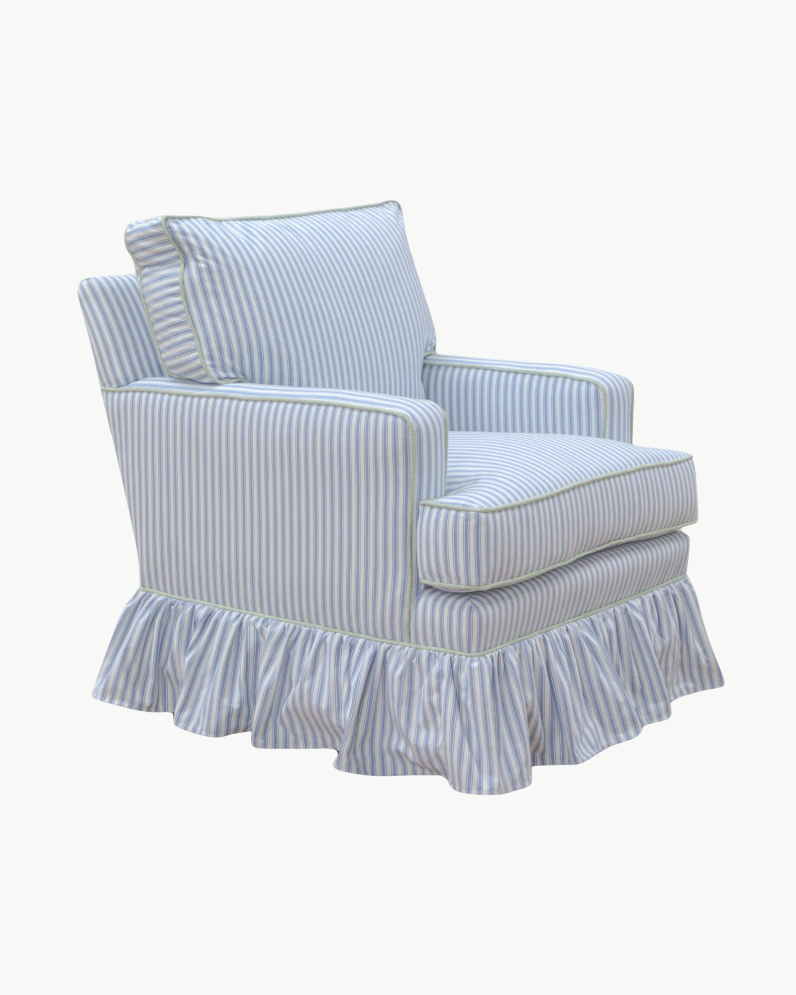 Westbury Ruffle Swivel Glider