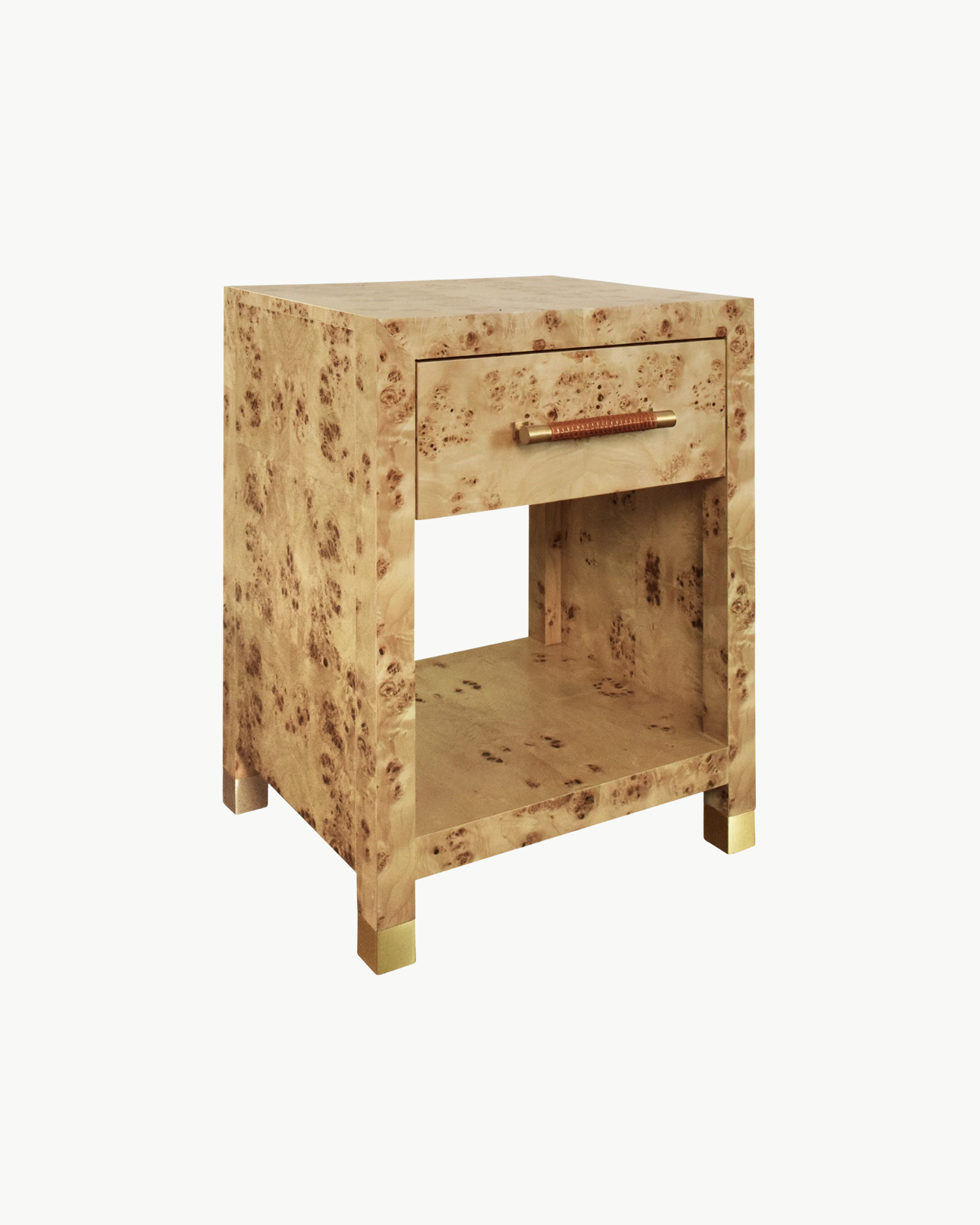 Winnie Burlwood One Drawer Side Table