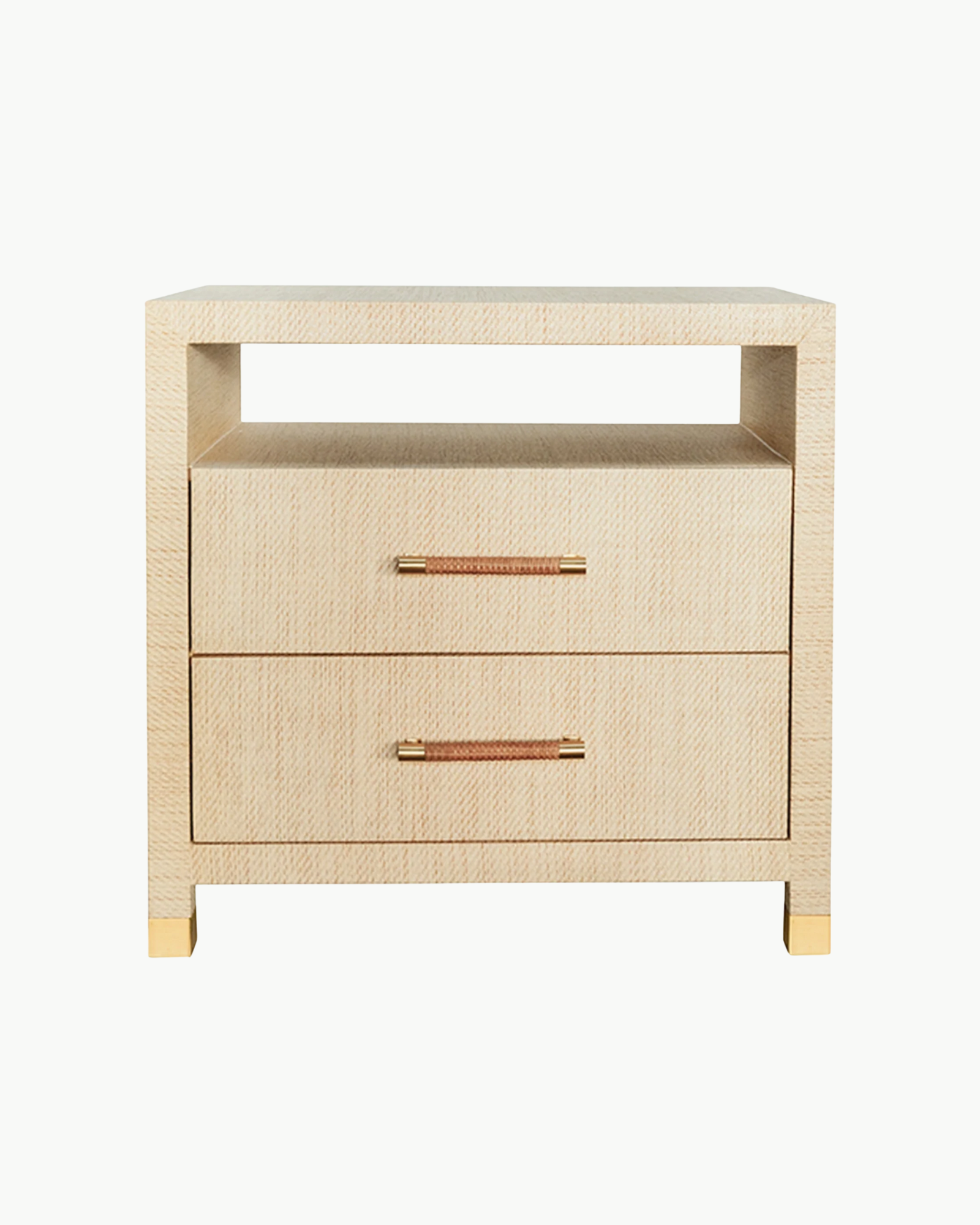 Winnie Grasscloth Side Table