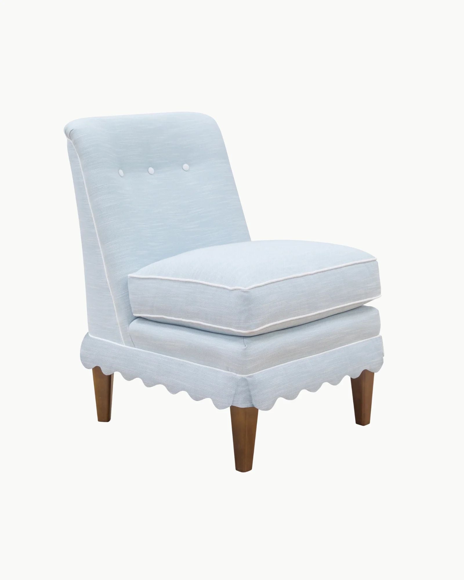 Wynn Wavy Slipper Chair