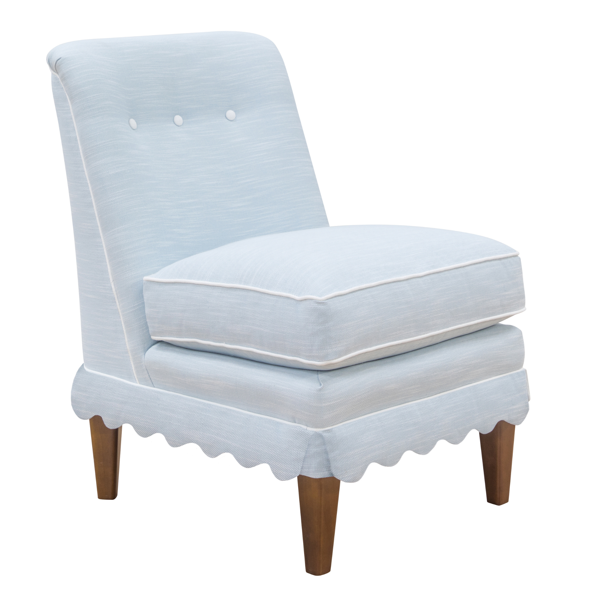 Wynn Wavy Slipper Chair