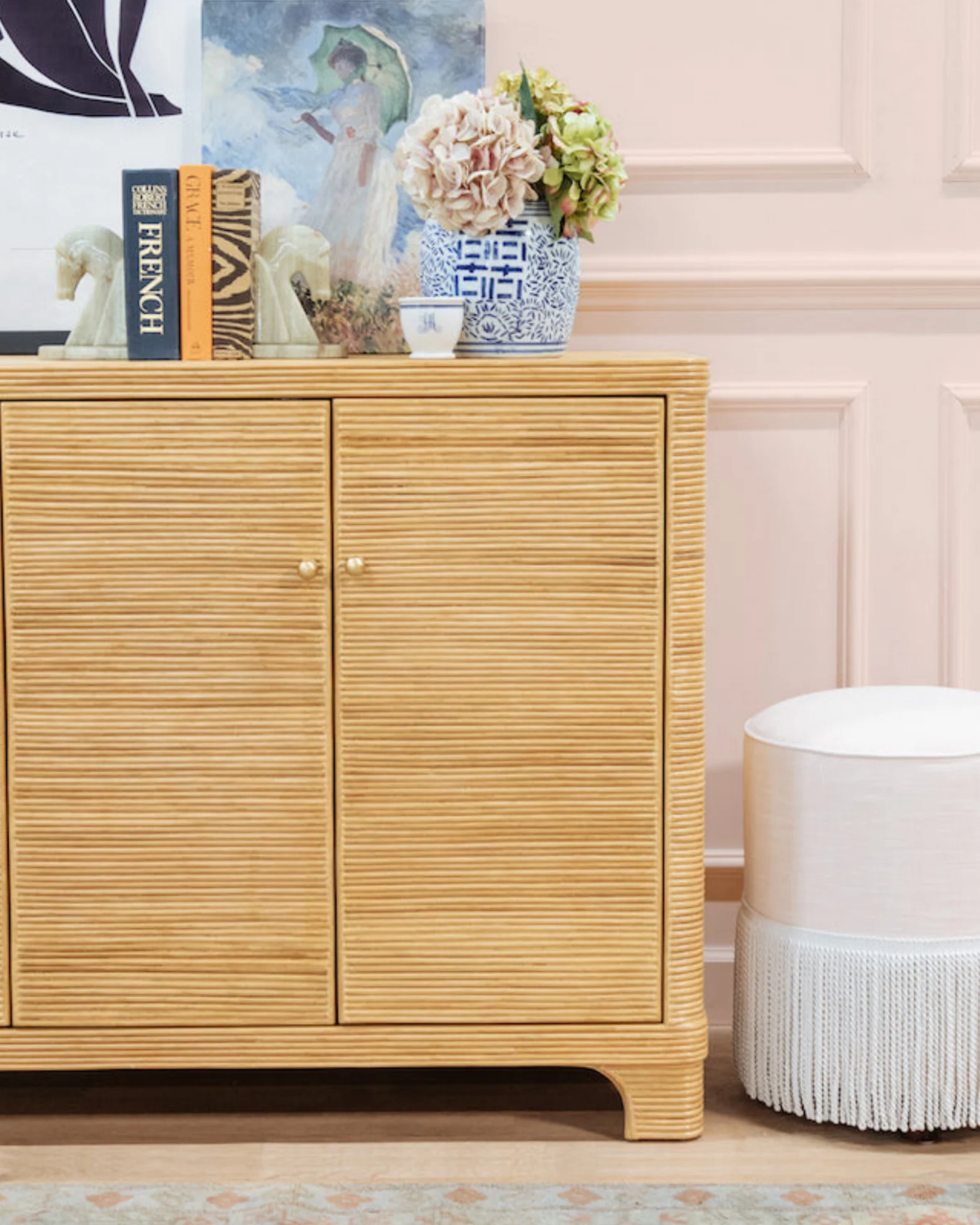 Wythe Pencil Rattan Credenza