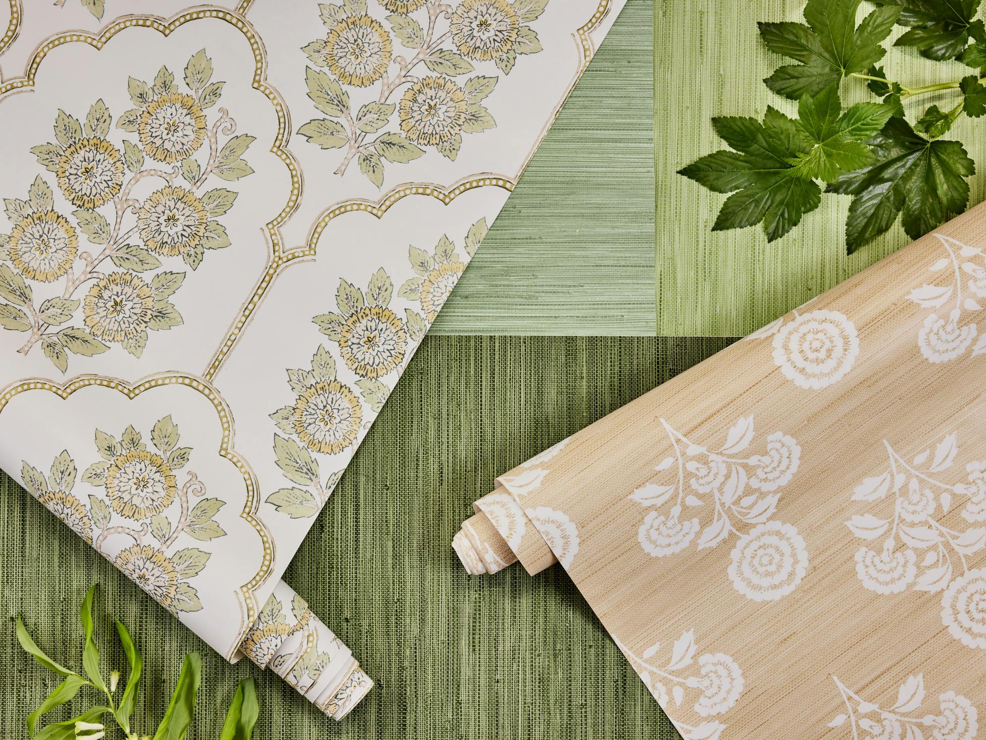 thumbnail image 2 of Threshold Floral Wheat Brown Wallpaper – Solid Pattern, 22x3 Inch Roll 2 of 6