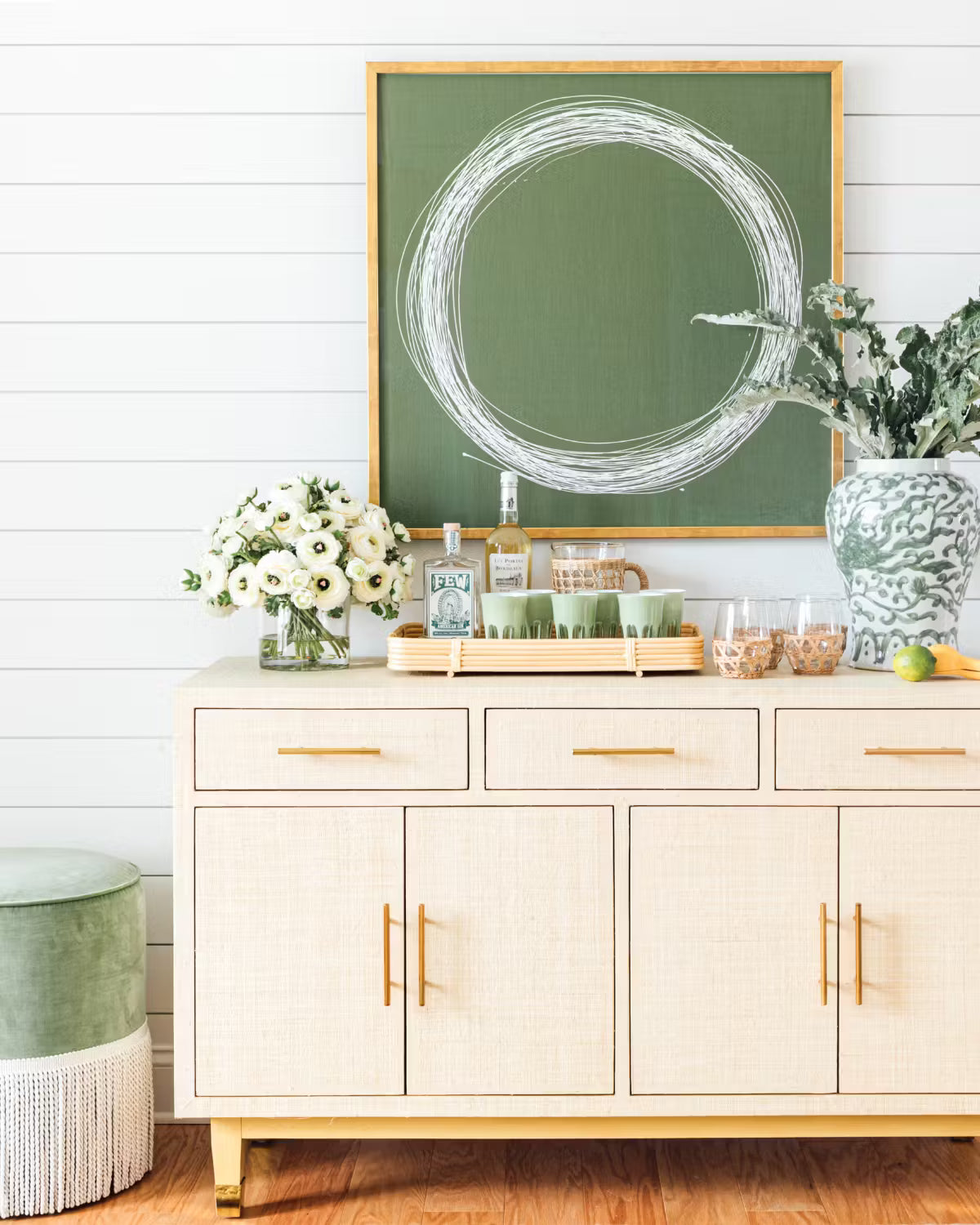 Grasscloth & Green