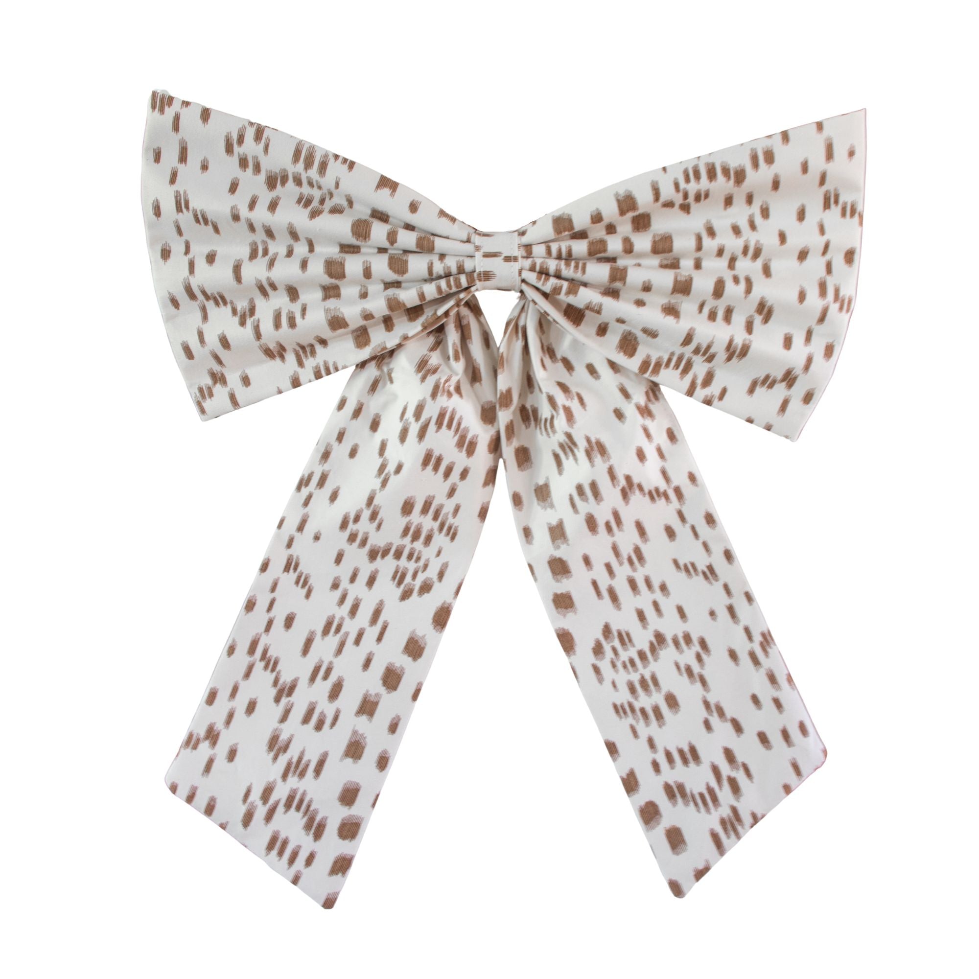 Oversized Fabric Bow - Les Touches Tan