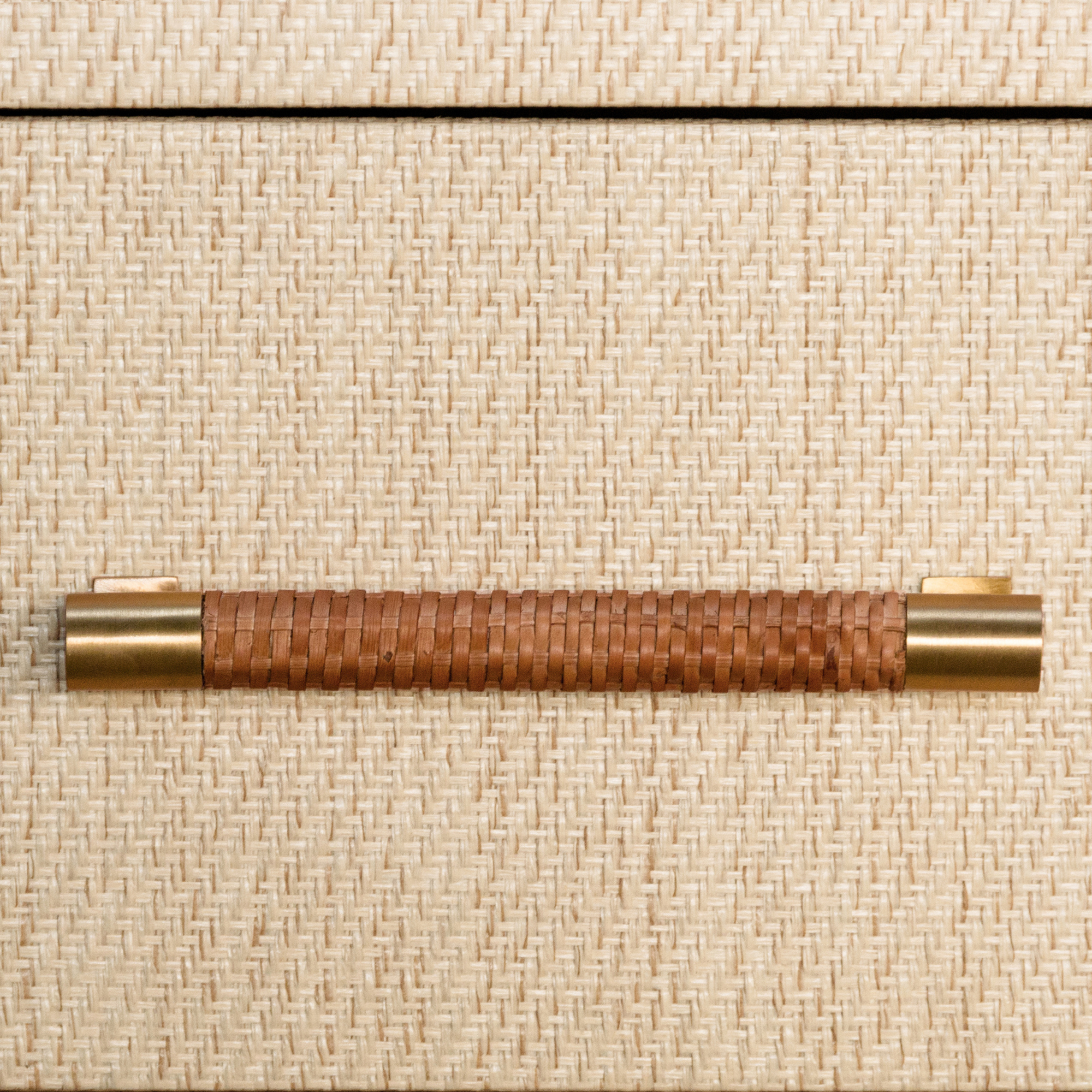 Winnie Grasscloth One Drawer Side Table