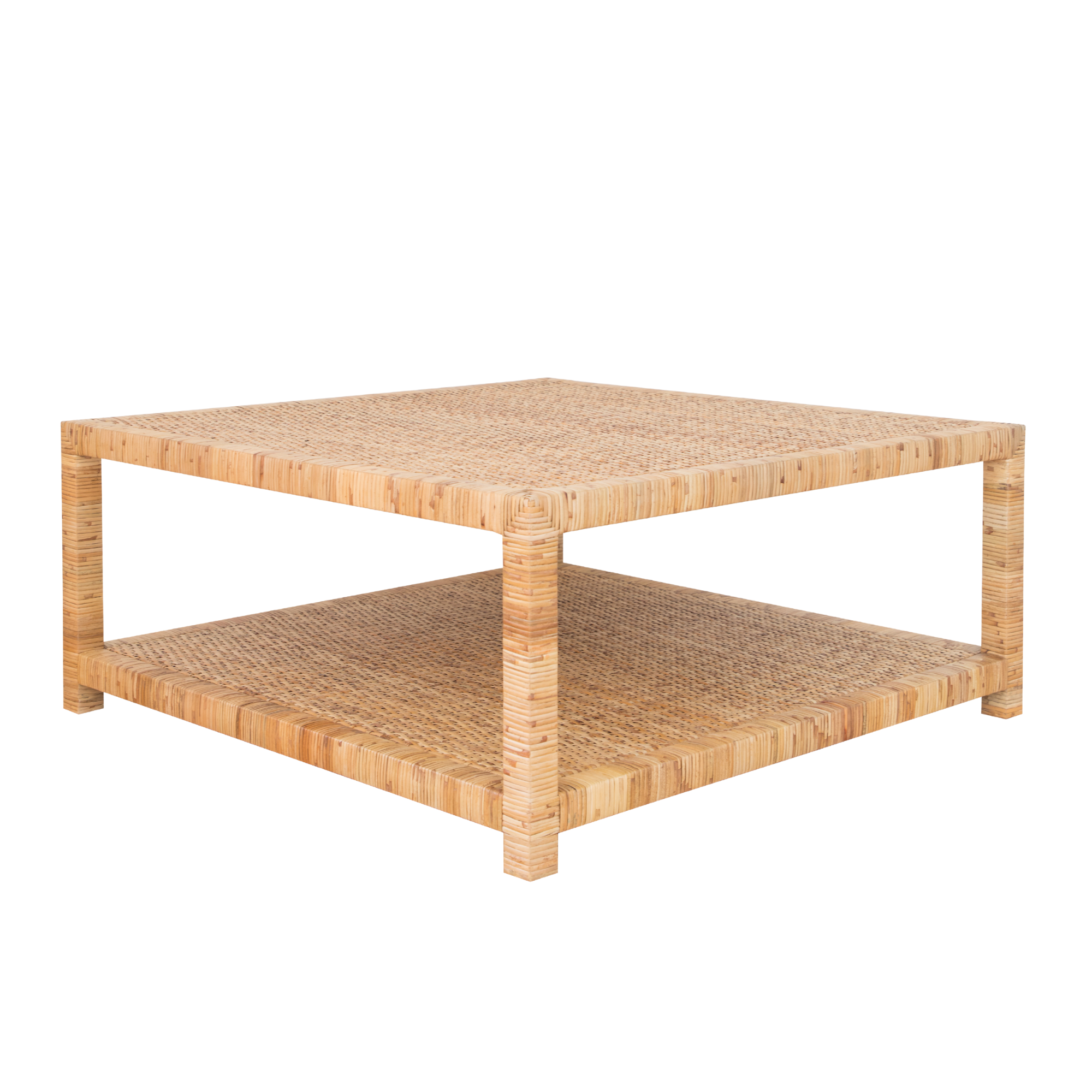 Chatham Rattan and Cane Coffee Table - Square