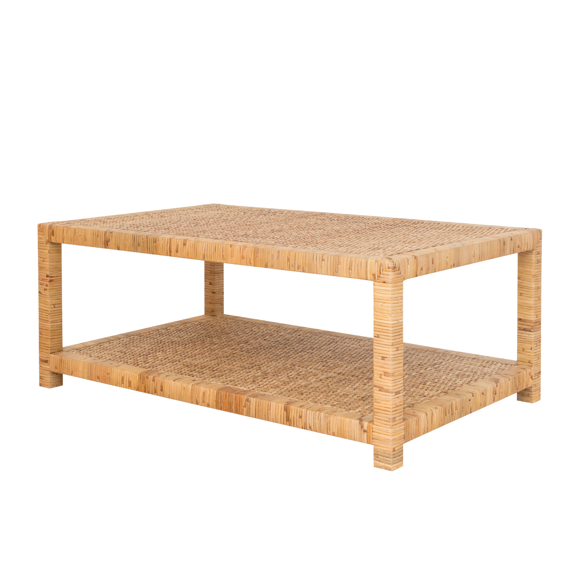 Chatham Rattan and Cane Coffee Table - Rectangular