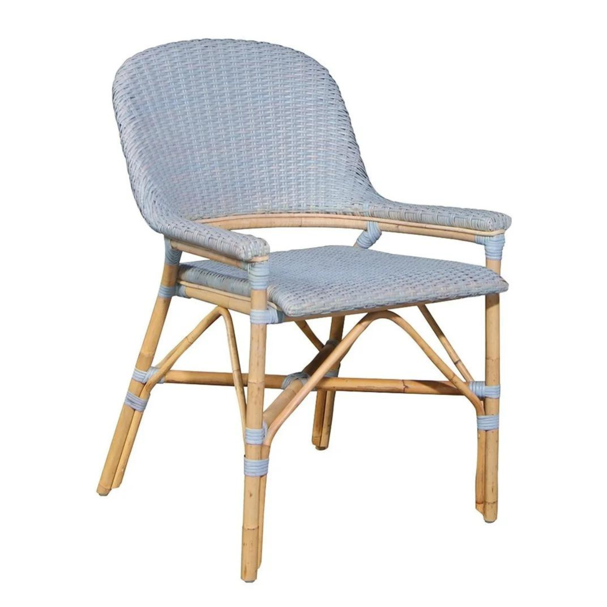 Amalfi Dining Chair in Coastal Blue, Set of 2