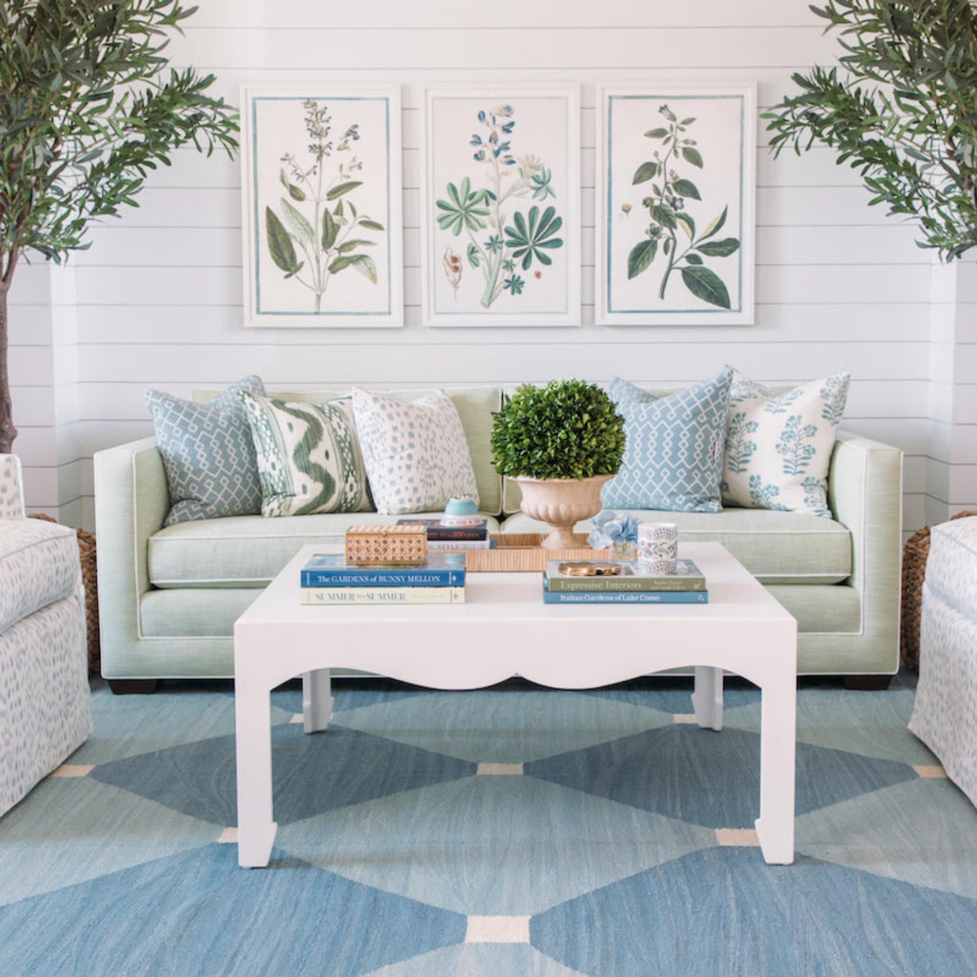 18th Century Italian Botanicals I in White Frame