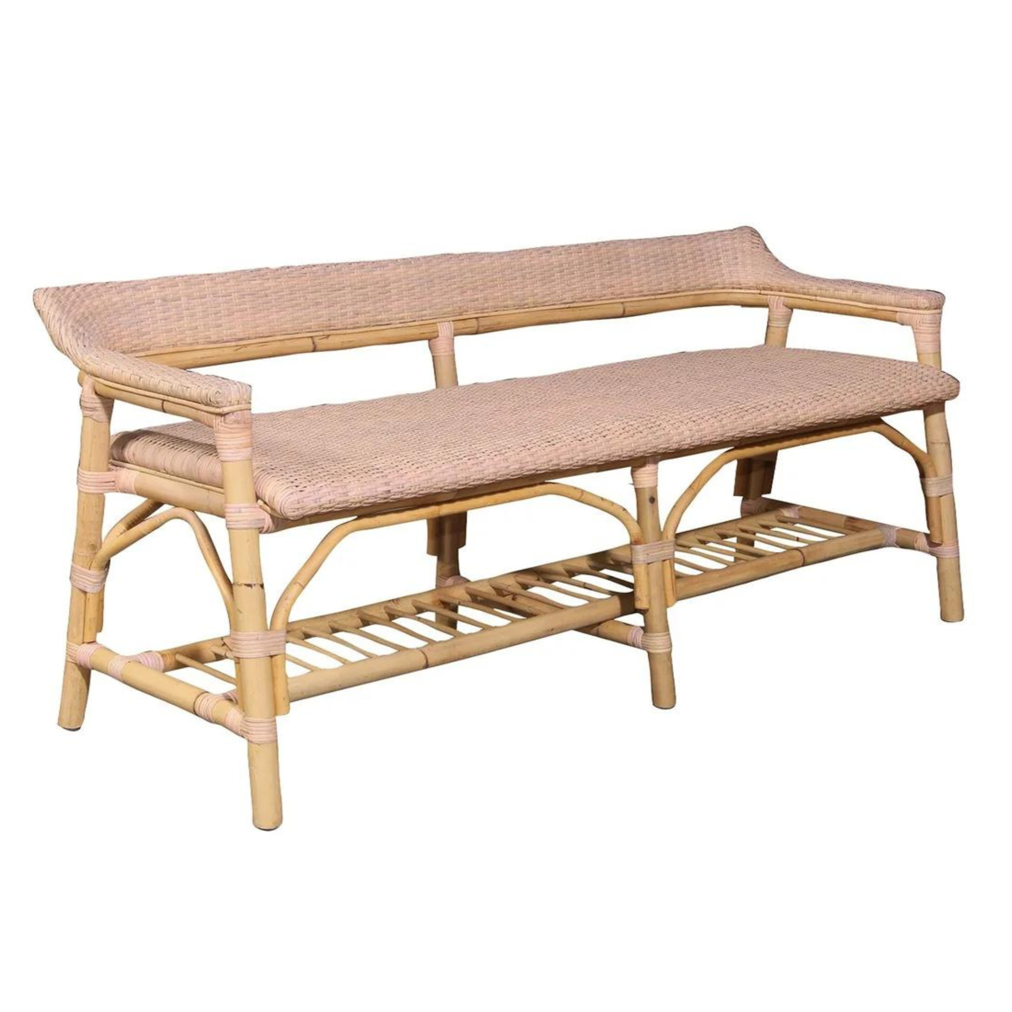Amalfi Bench in Blush